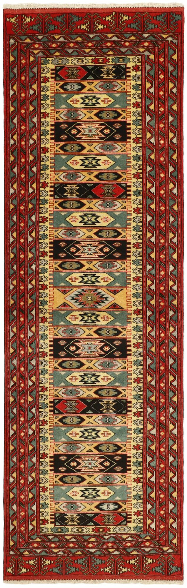 
    Turkaman - Dark red - 86 x 296 cm
  
