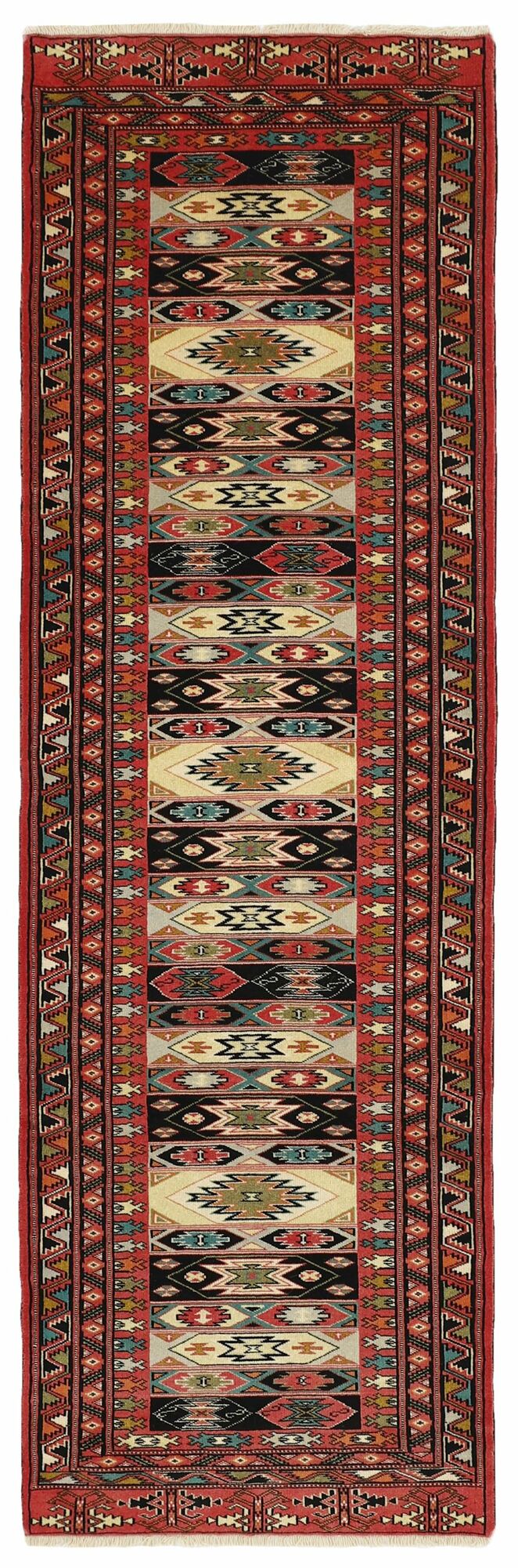 
    Turkaman - Dark red - 88 x 297 cm
  