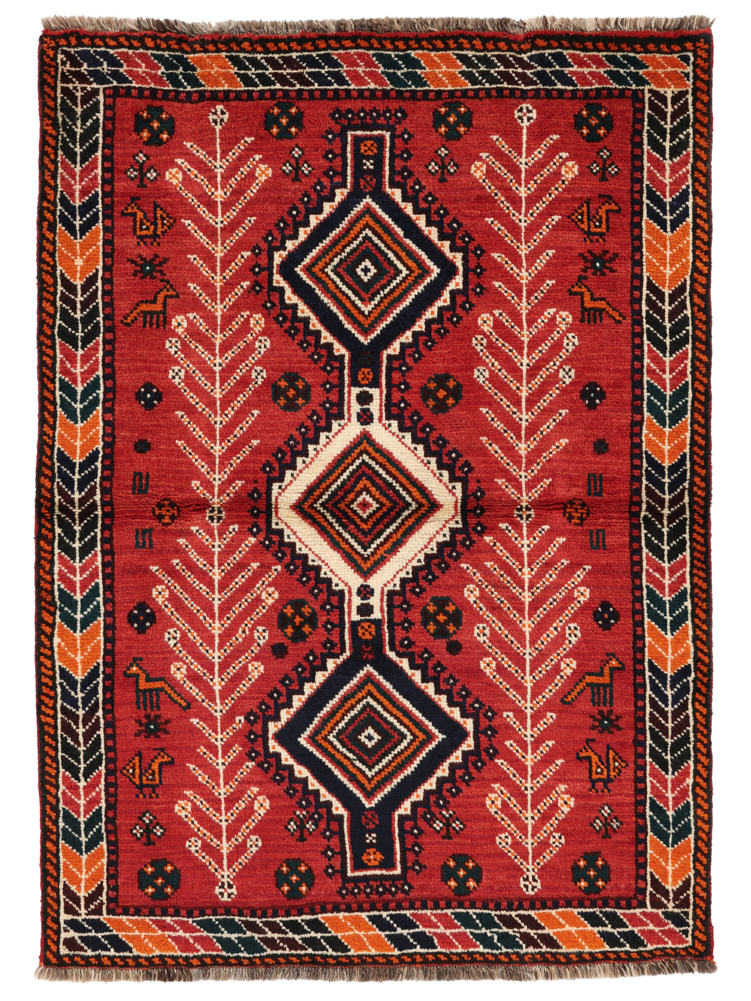 
    Shiraz - Dark red - 115 x 160 cm
  