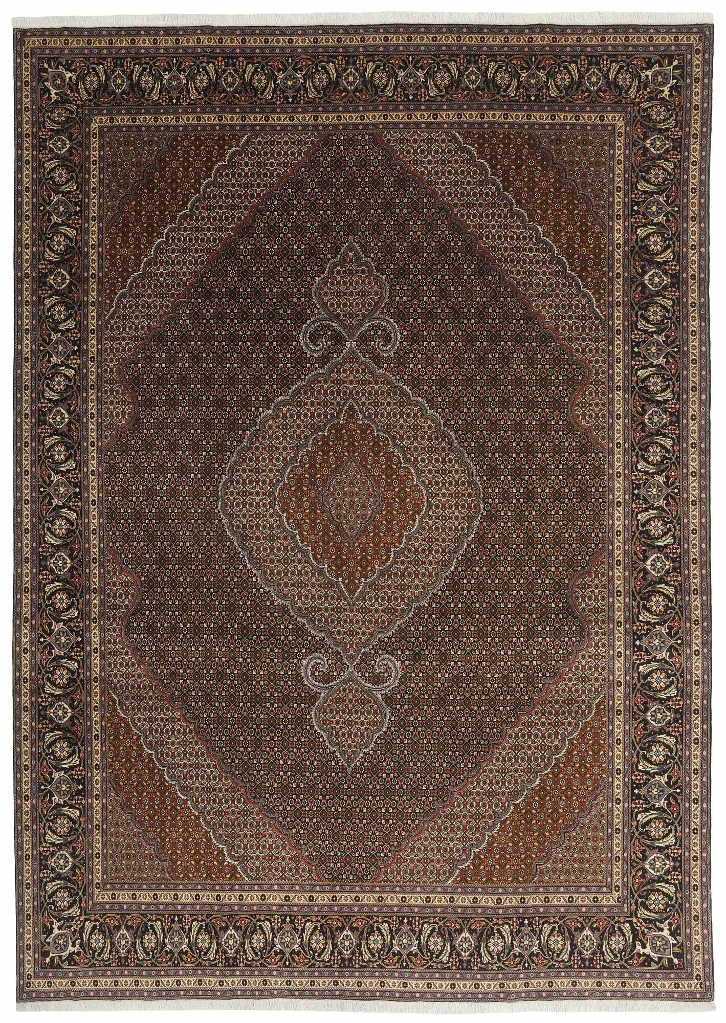 
    Tabriz 40 Raj - Brown - 241 x 345 cm
  