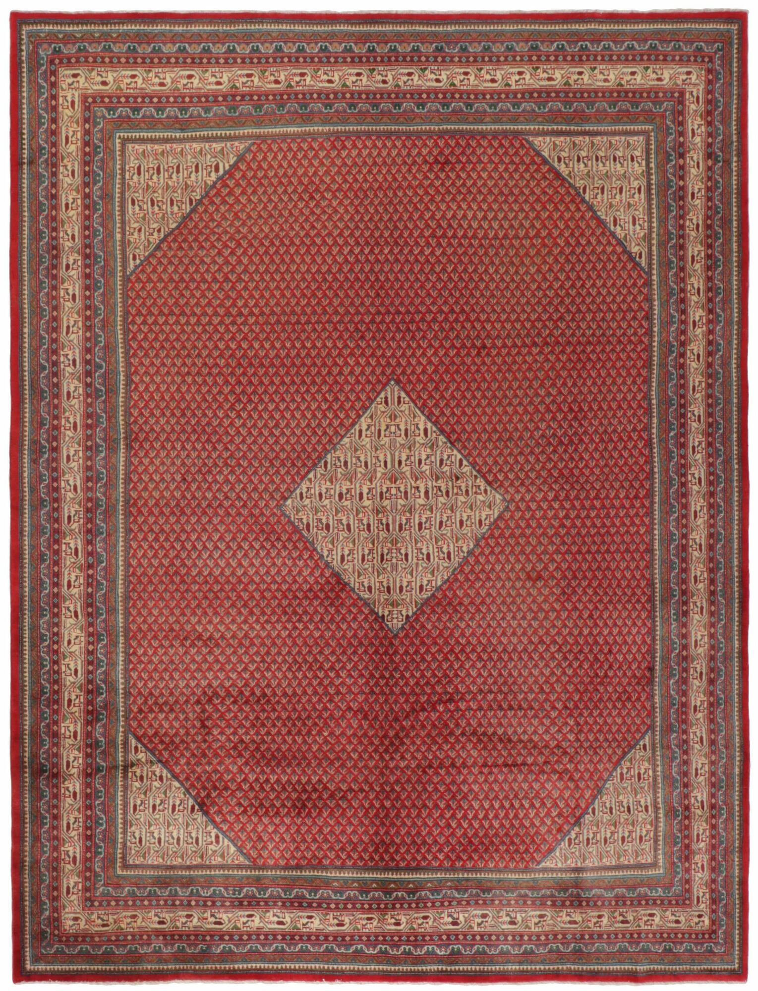 
    Sarouk Mir - Dark red - 292 x 385 cm
  
