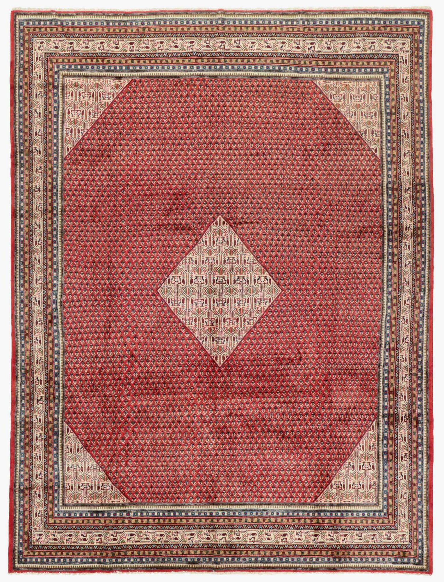 
    Sarouk Mir - Dark red - 300 x 393 cm
  
