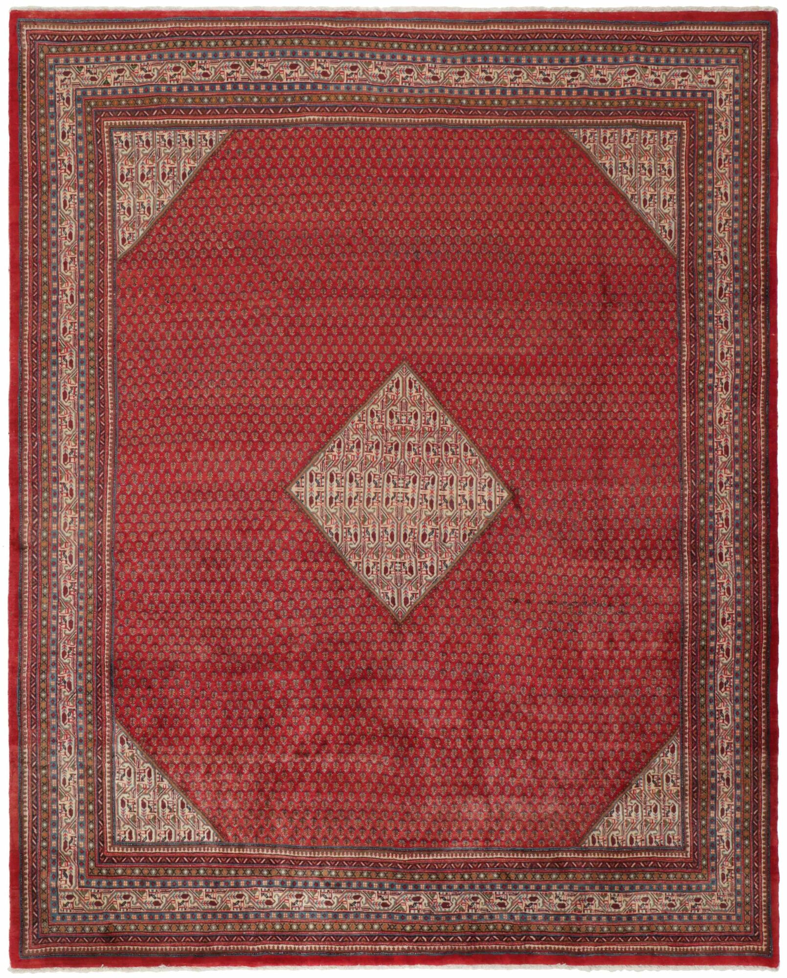 
    Sarouk Mir - Dark red - 300 x 374 cm
  