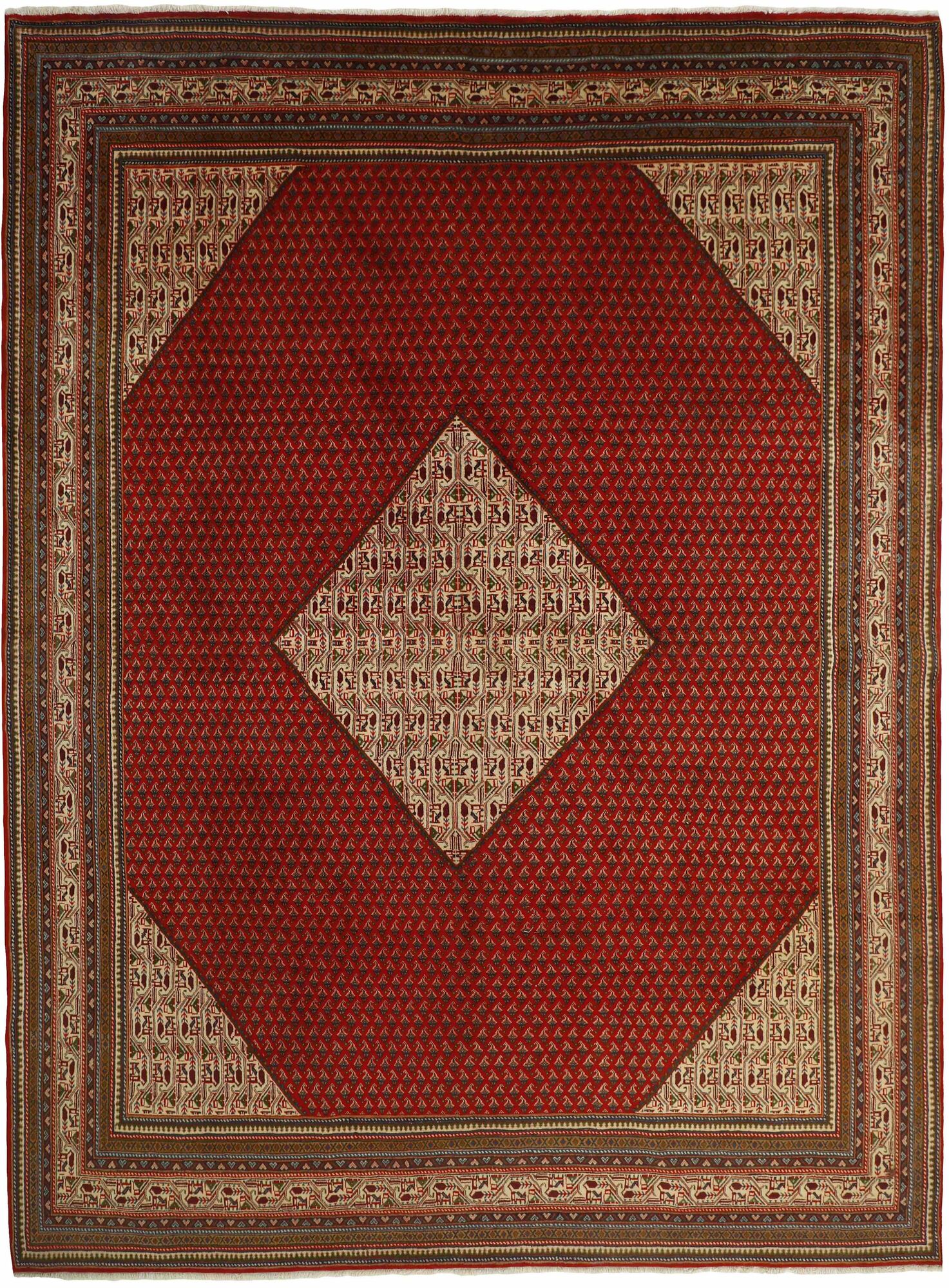 
    Sarouk Mir - Dark red - 288 x 393 cm
  