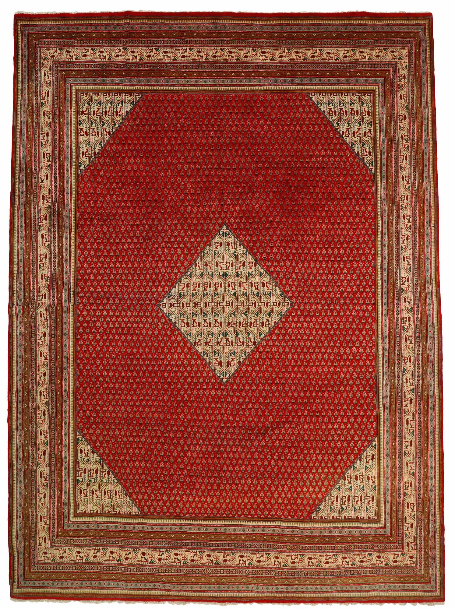 
    Sarouk Mir - Dark red - 285 x 395 cm
  