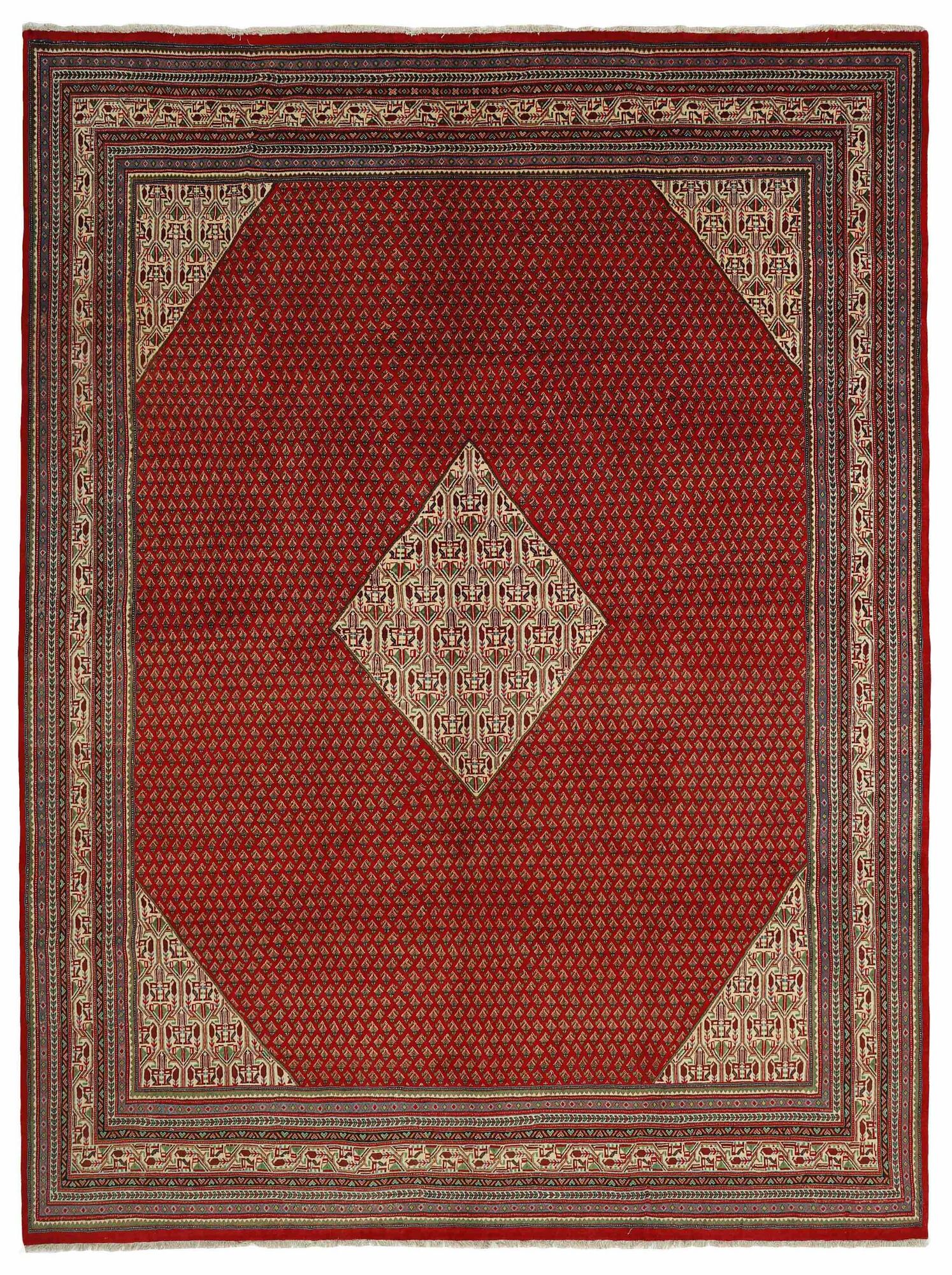 
    Sarouk Mir - Dark red - 300 x 405 cm
  