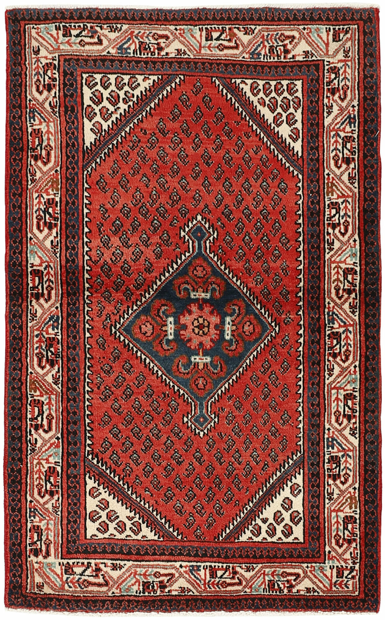 
    Sarouk Mir - Dark red - 98 x 157 cm
  