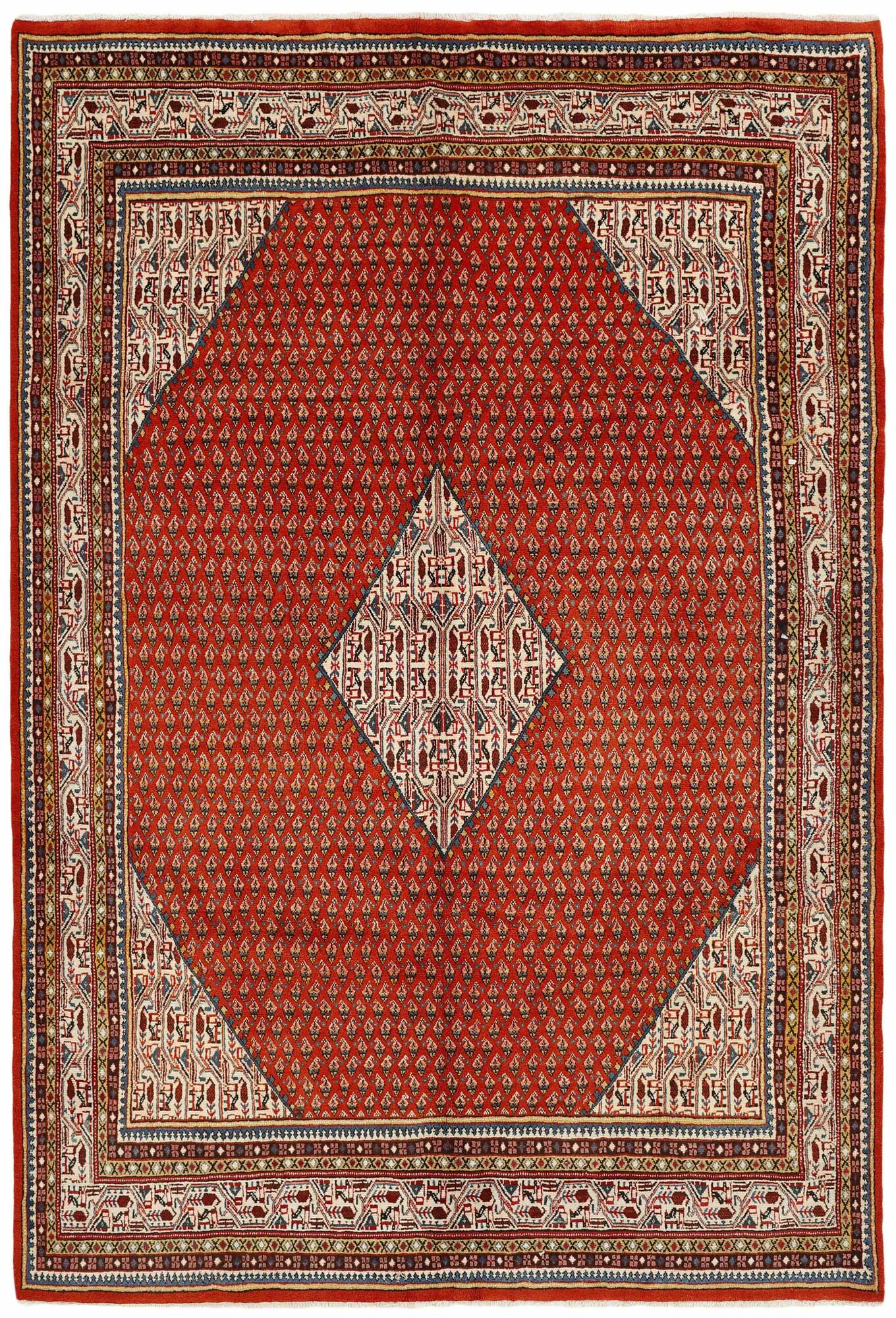 
    Sarouk Mir - Dark red - 221 x 328 cm
  