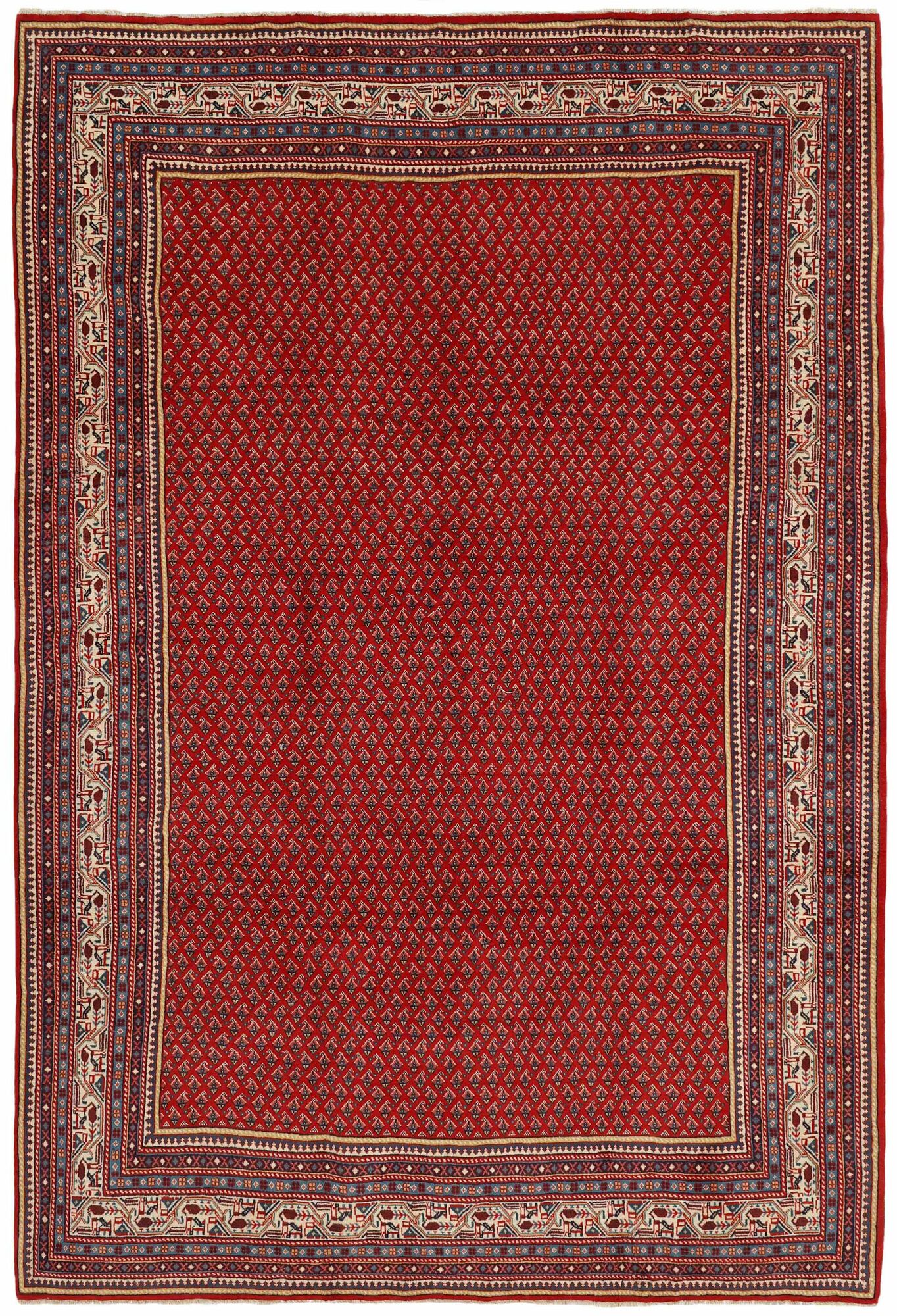 
    Sarouk Mir - Dark red - 229 x 340 cm
  