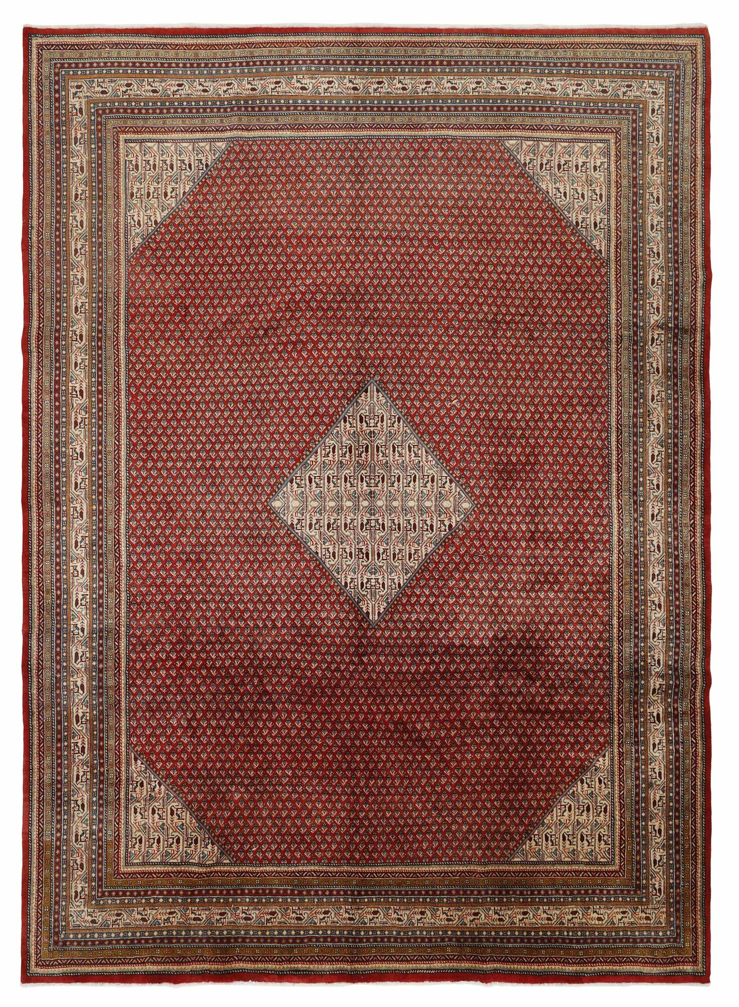 
    Sarouk Mir - Dark red - 293 x 401 cm
  