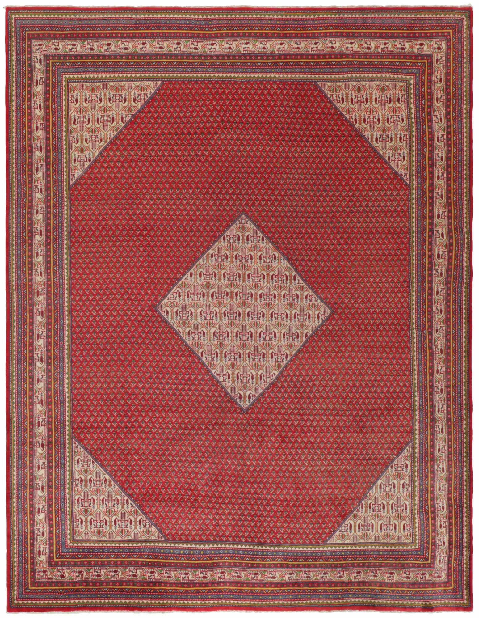 
    Sarouk Mir - Dark red - 305 x 392 cm
  