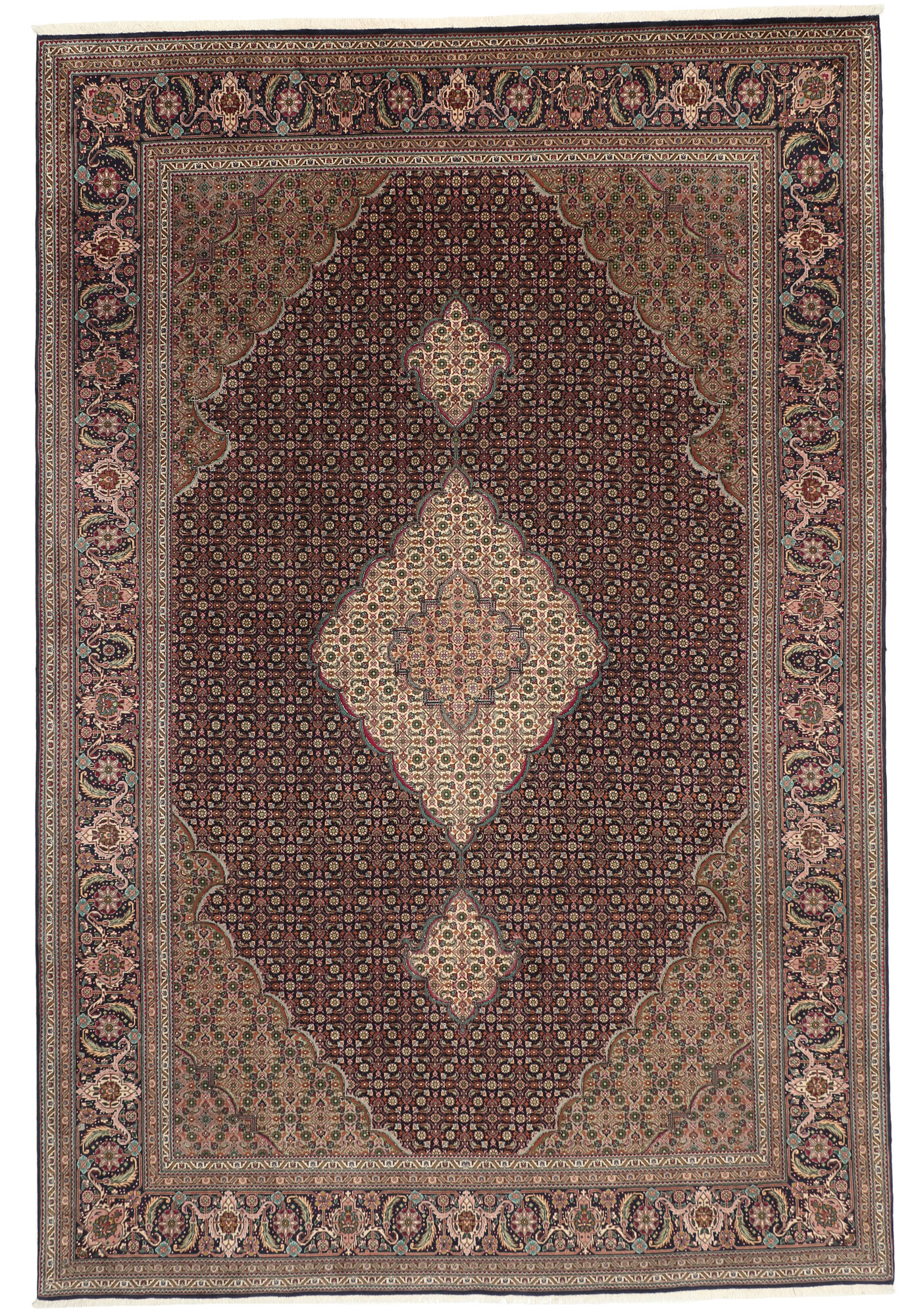 
    Tabriz 50 Raj - Brown - 208 x 312 cm
  