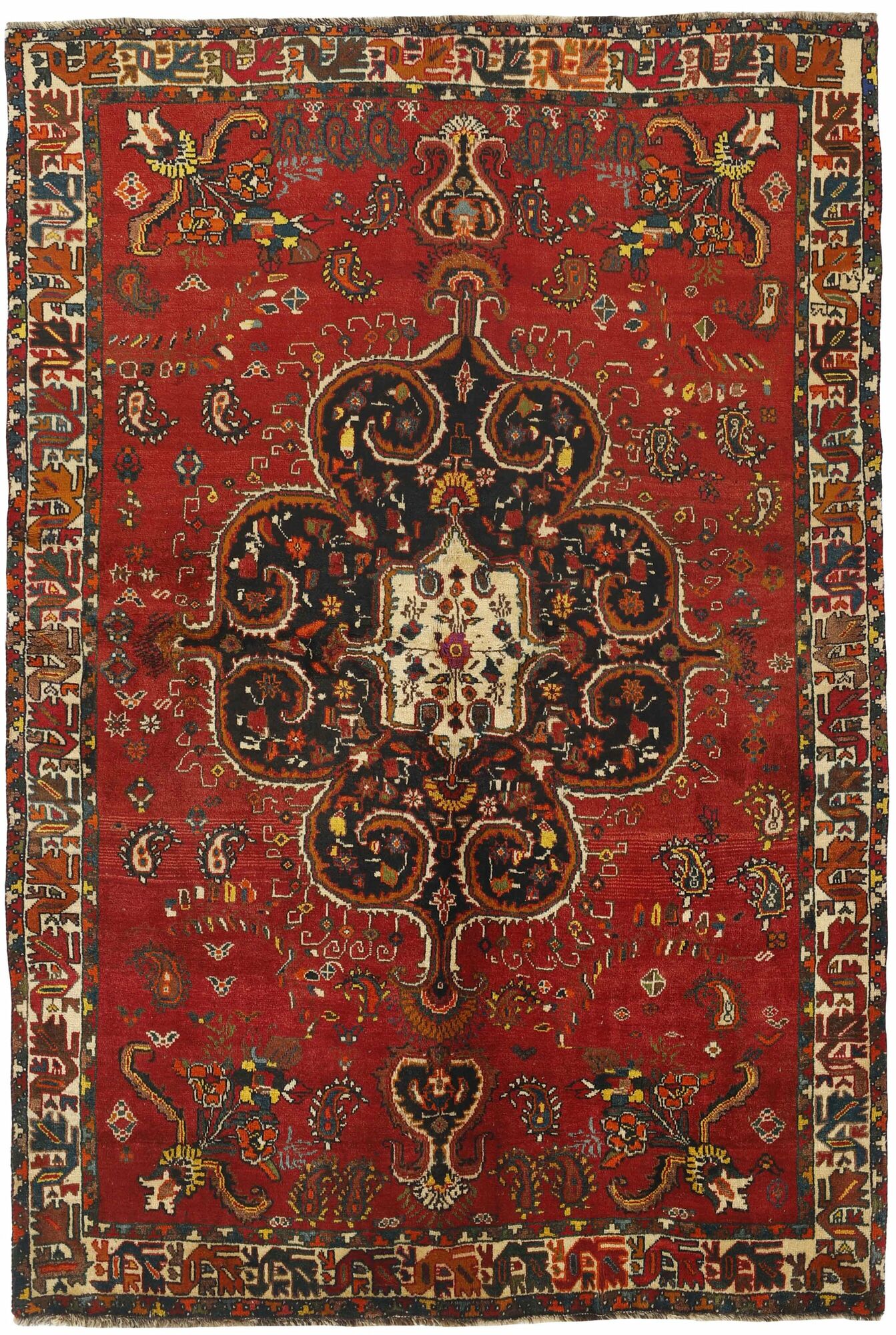 
    Qashqai - Dark red - 154 x 230 cm
  
