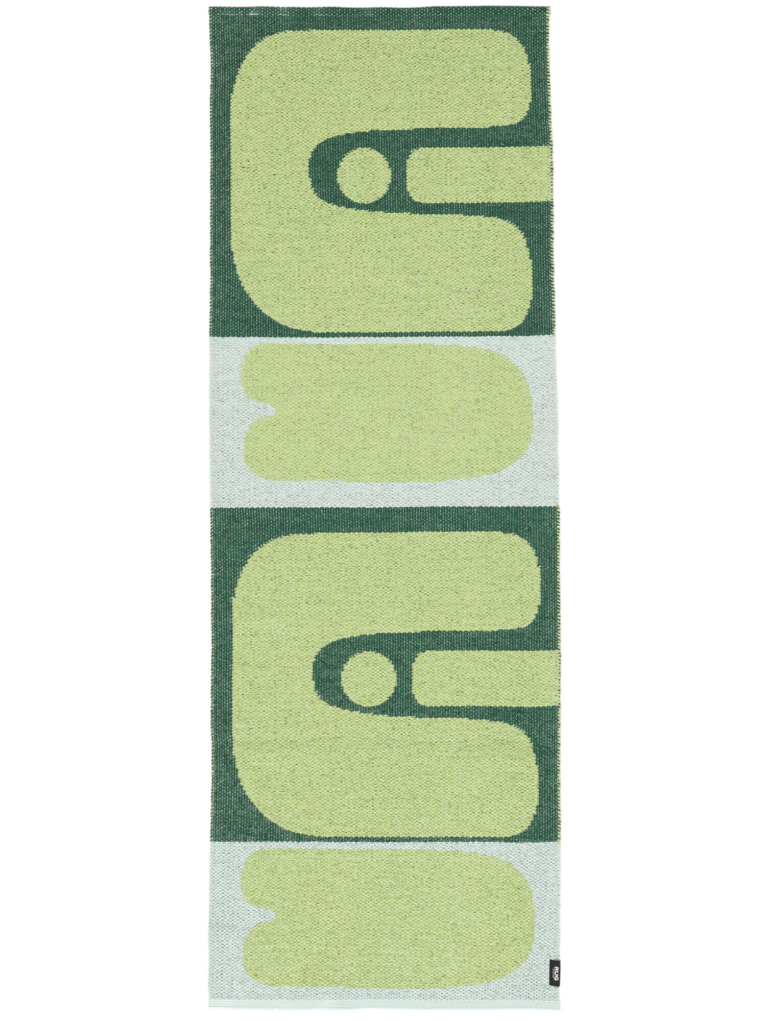 Blobber Matta - Gr&ouml;n 70x200
