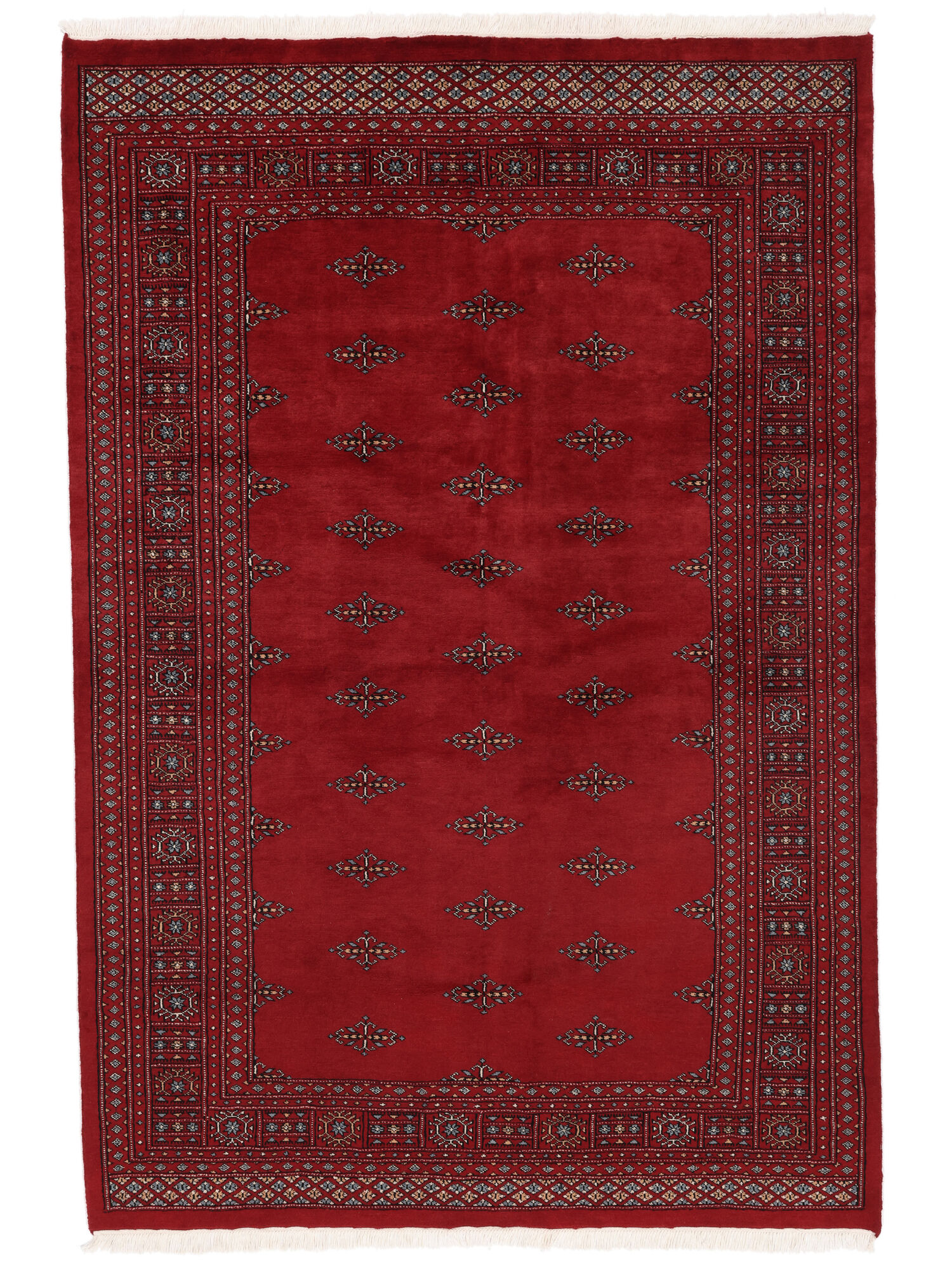 
    Pakistan Bokhara 3ply - Dark red - 169 x 249 cm
  