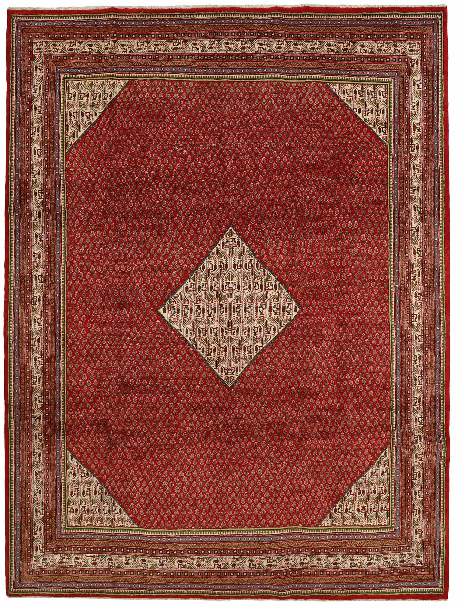 
    Sarouk Mir - Dark red - 288 x 386 cm
  