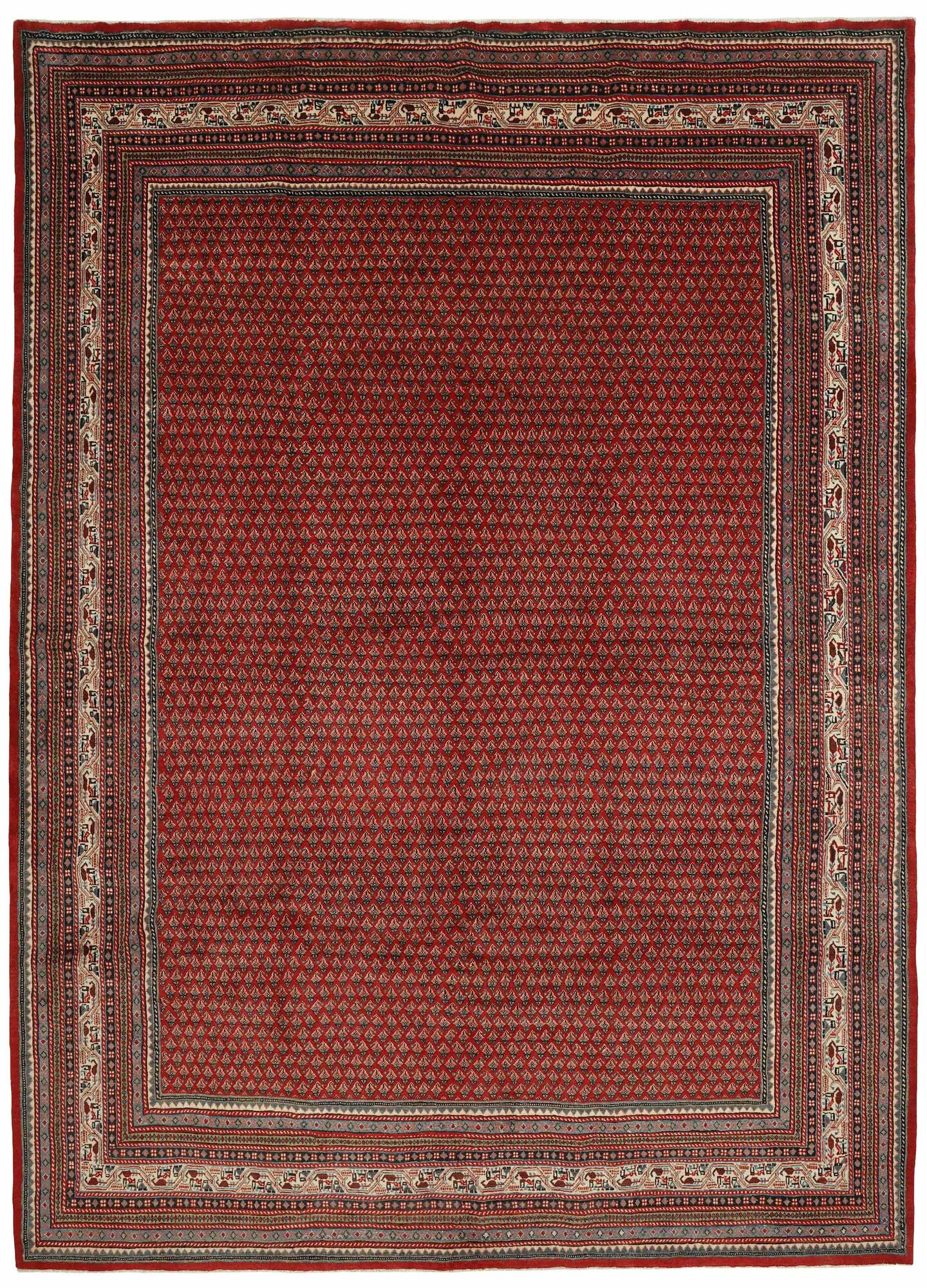 
    Sarouk Mir - Dark red - 285 x 400 cm
  
