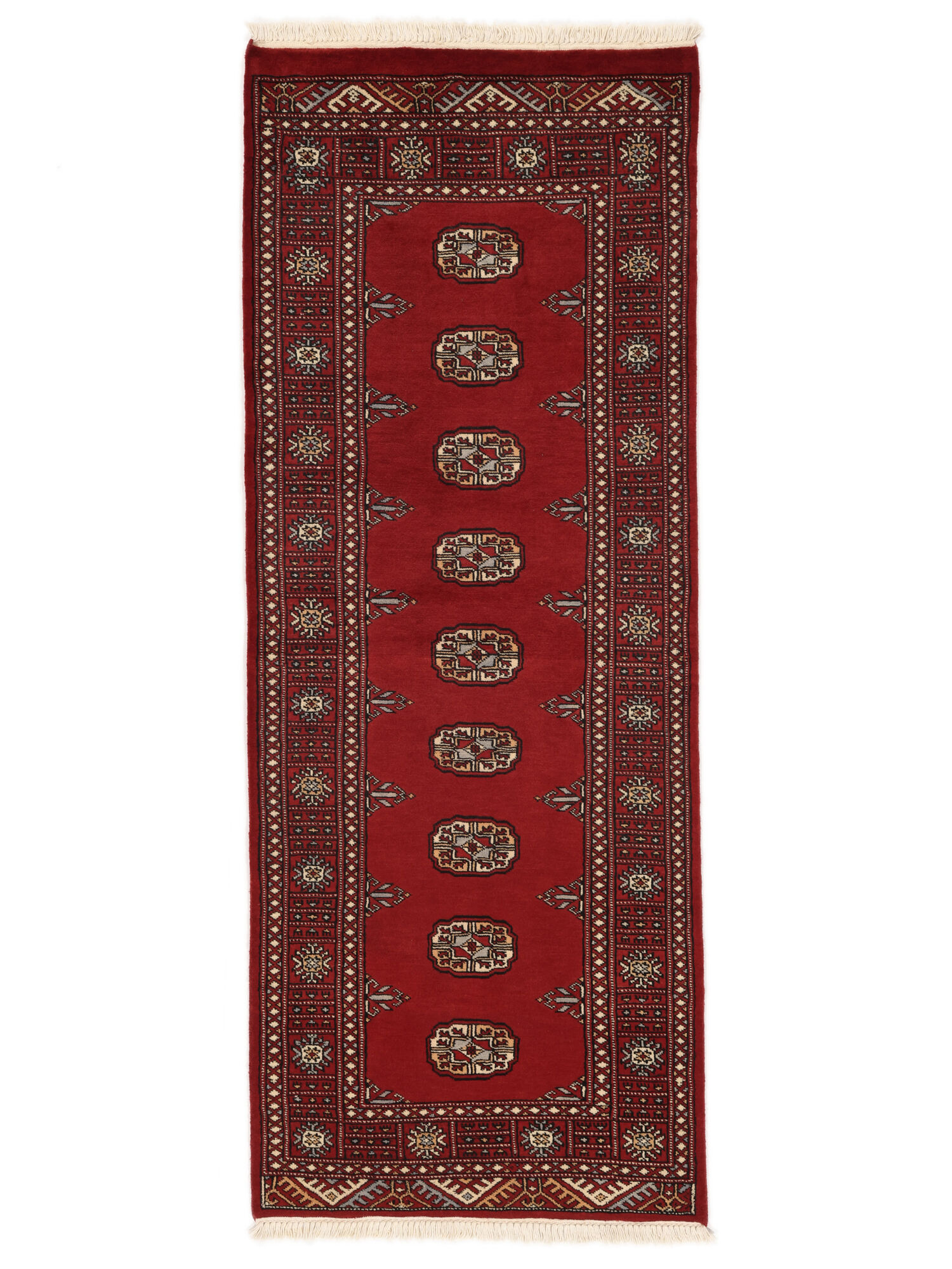 
    Pakistan Bokhara 2ply - Dark red - 78 x 204 cm
  