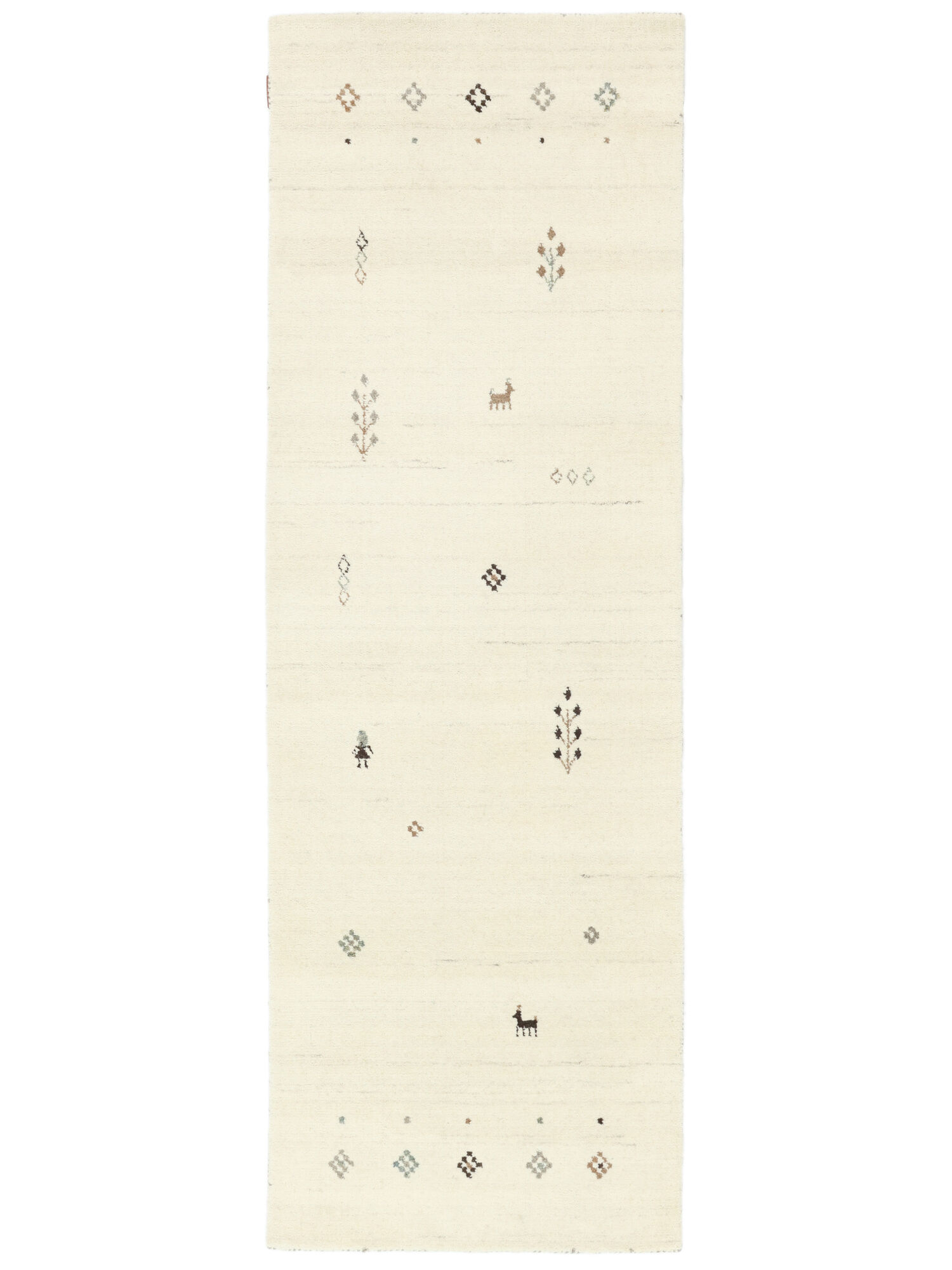 Gabbeh Giza Matta - Off white 80x250