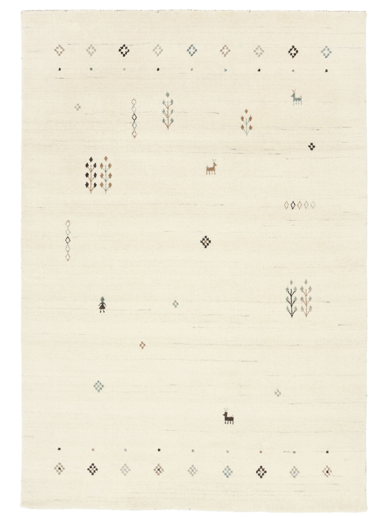 Gabbeh Giza Matta - Off white 140x200