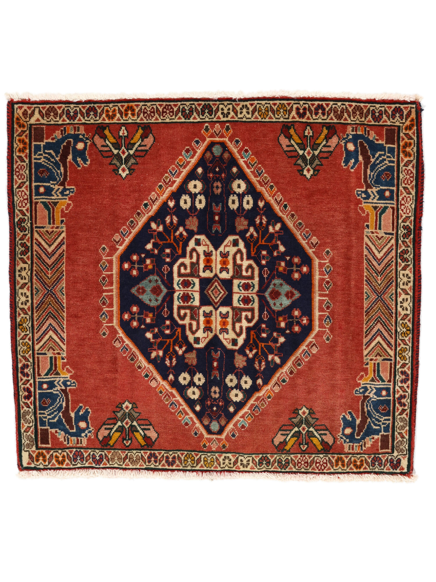 
    Qashqai - Dark red - 63 x 67 cm
  