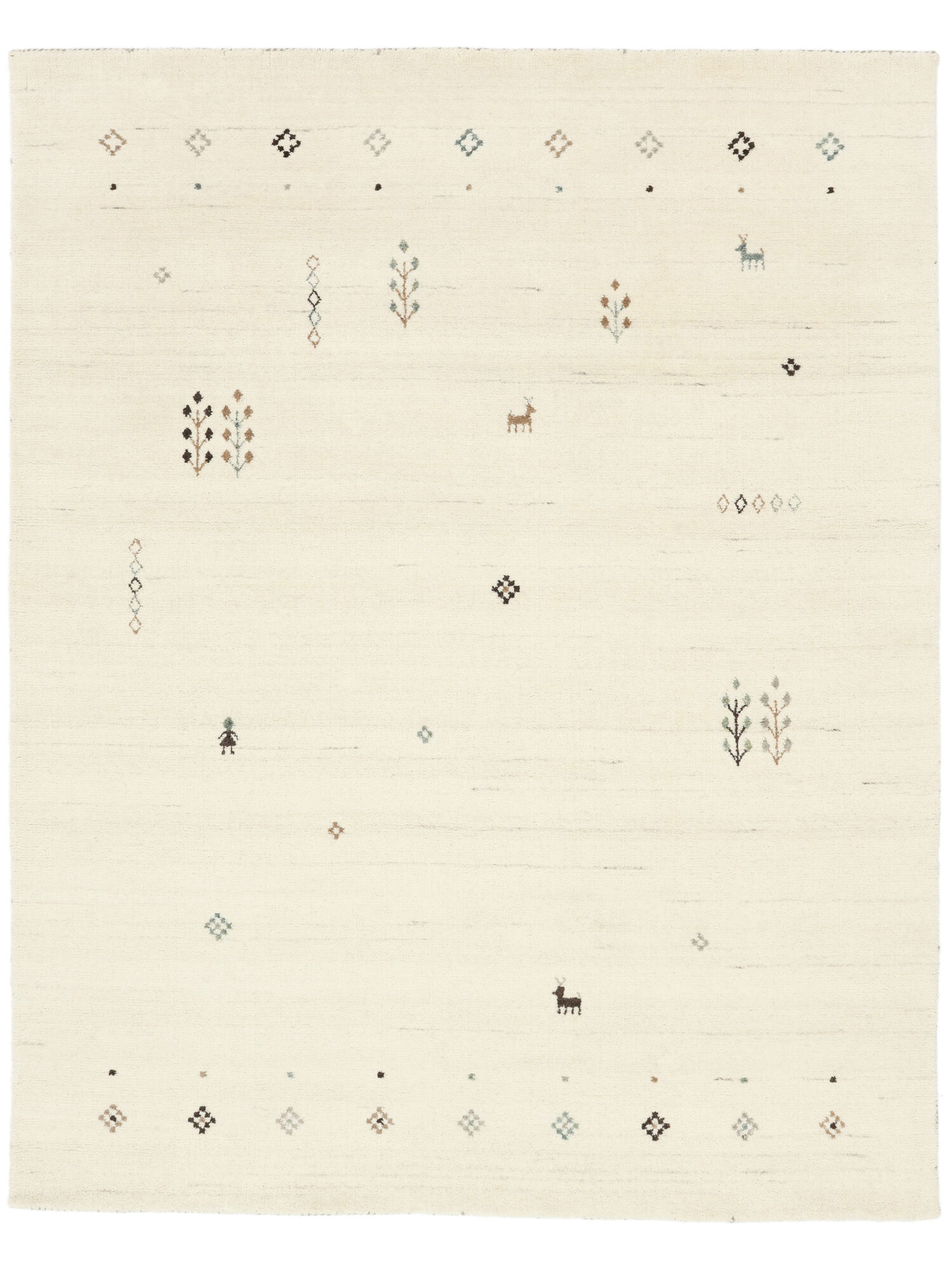 Gabbeh Giza Matta - Off white 200x300