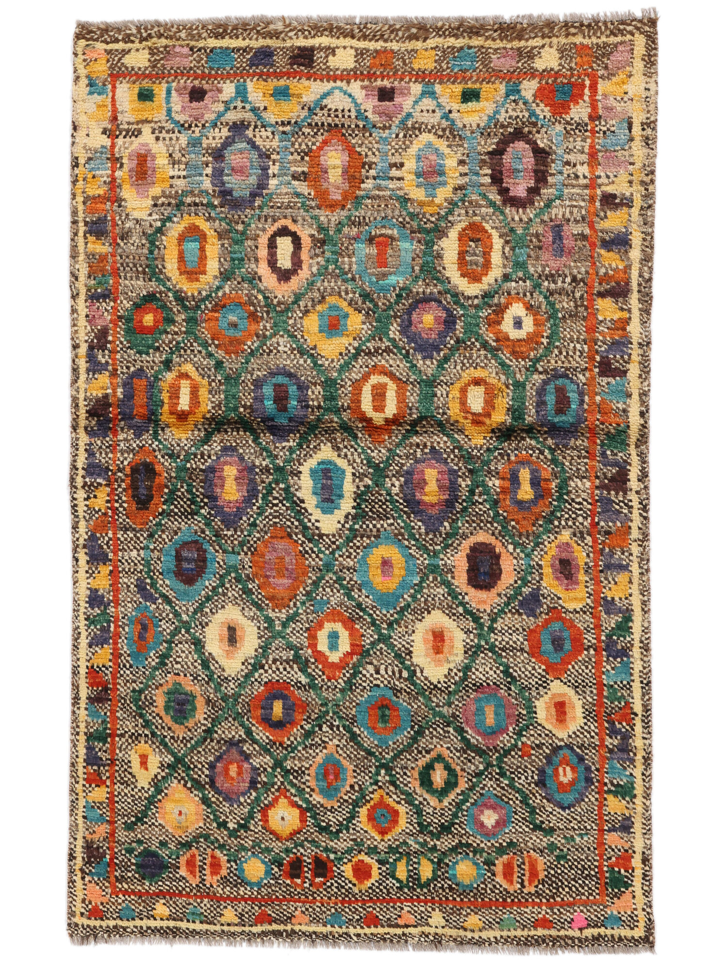 
    Moroccan Berber - Afghanistan - Brown - 91 x 145 cm
  