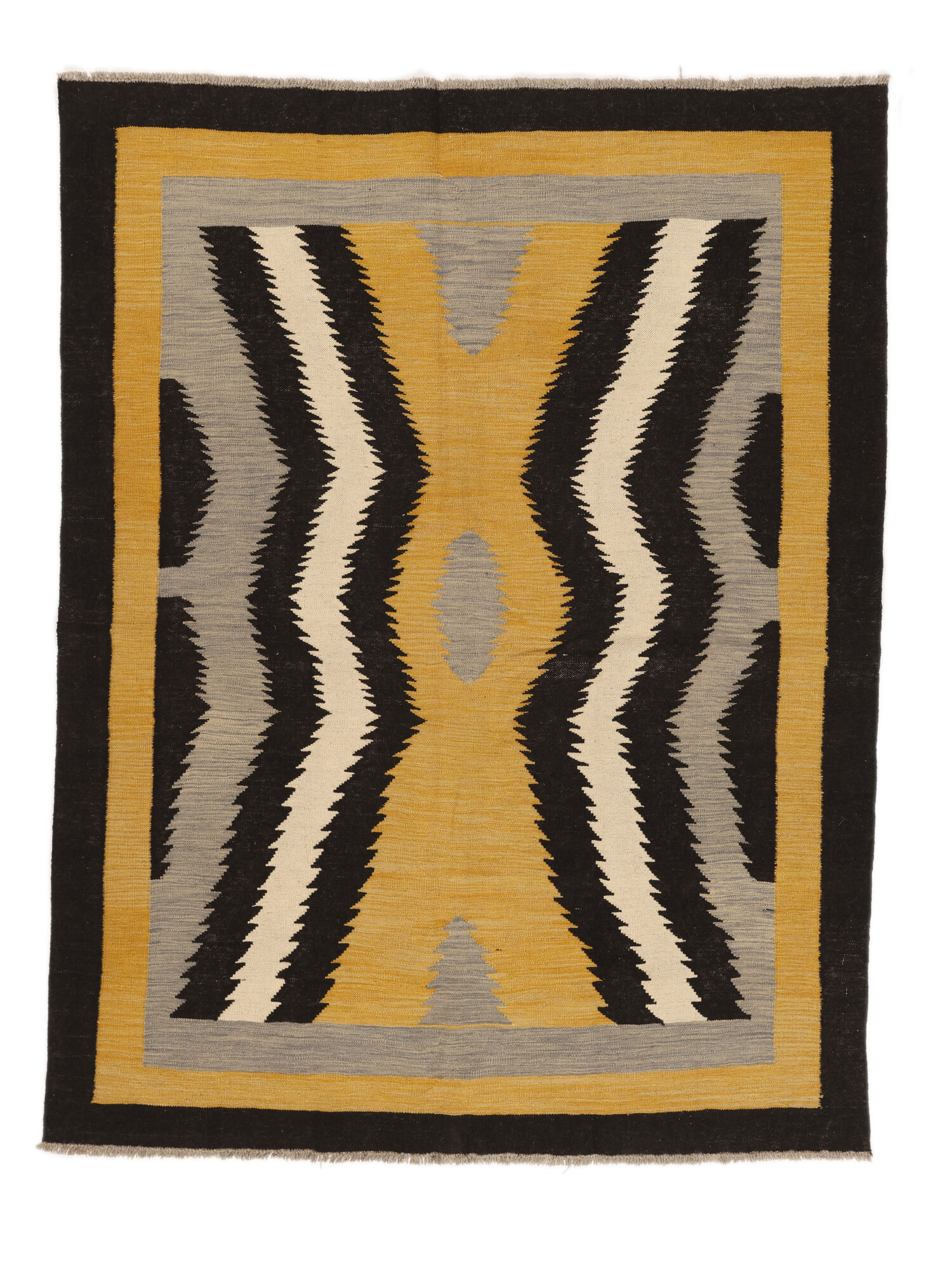 Kelim Modern Teppich 152×196