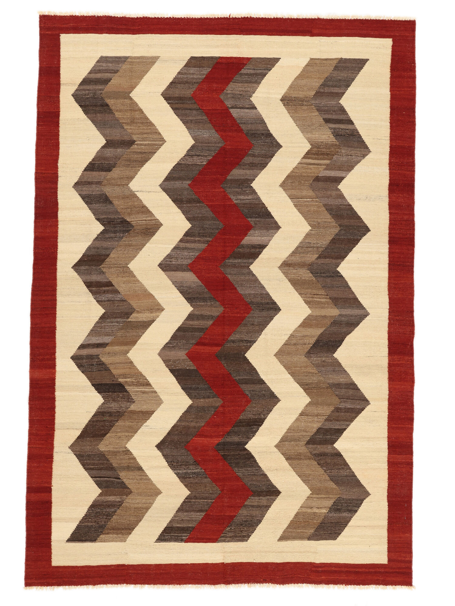 Kelim Modern Teppich 194×293