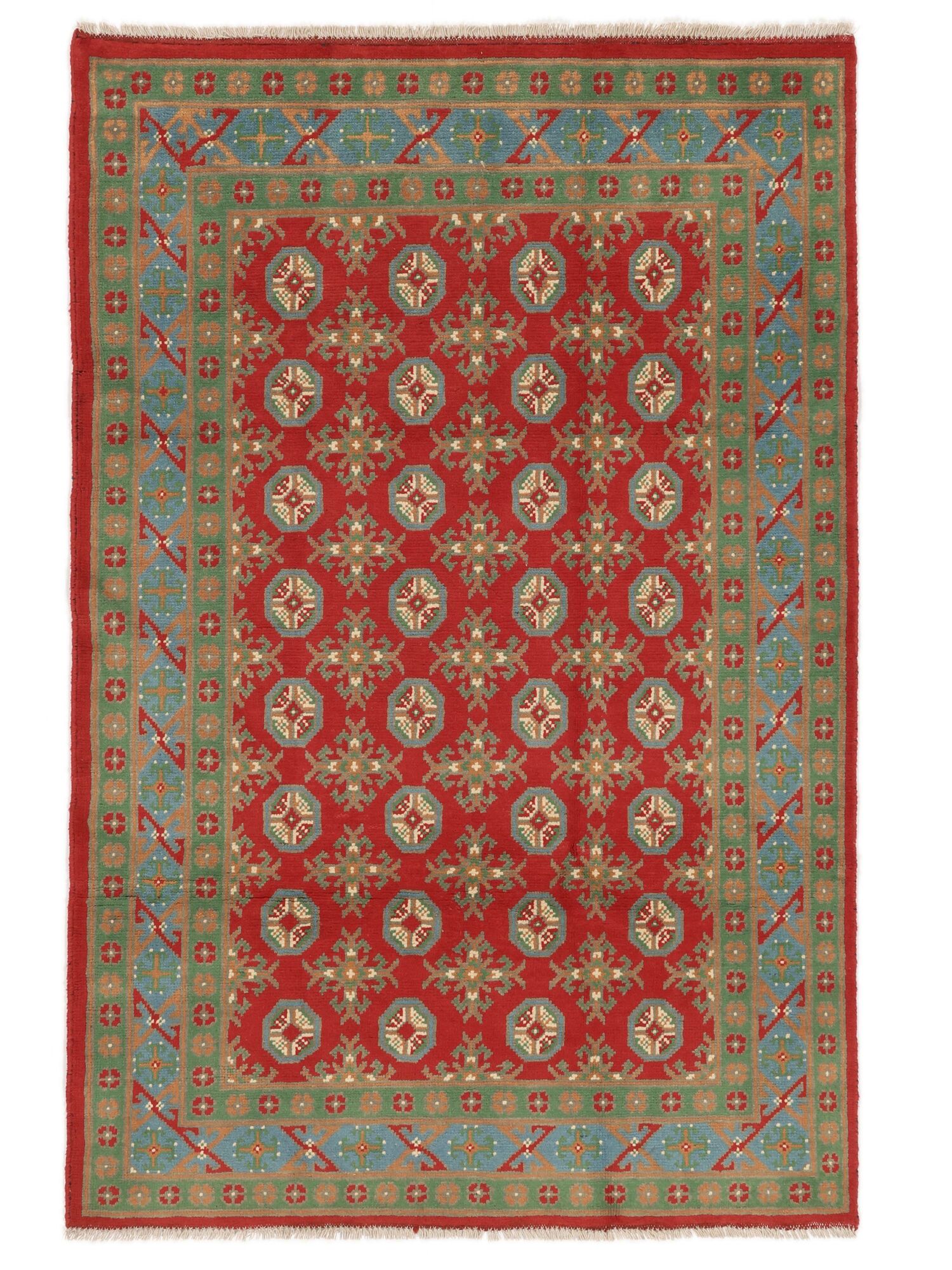
    Afghan Fine Colour - Dark red - 118 x 176 cm
  
