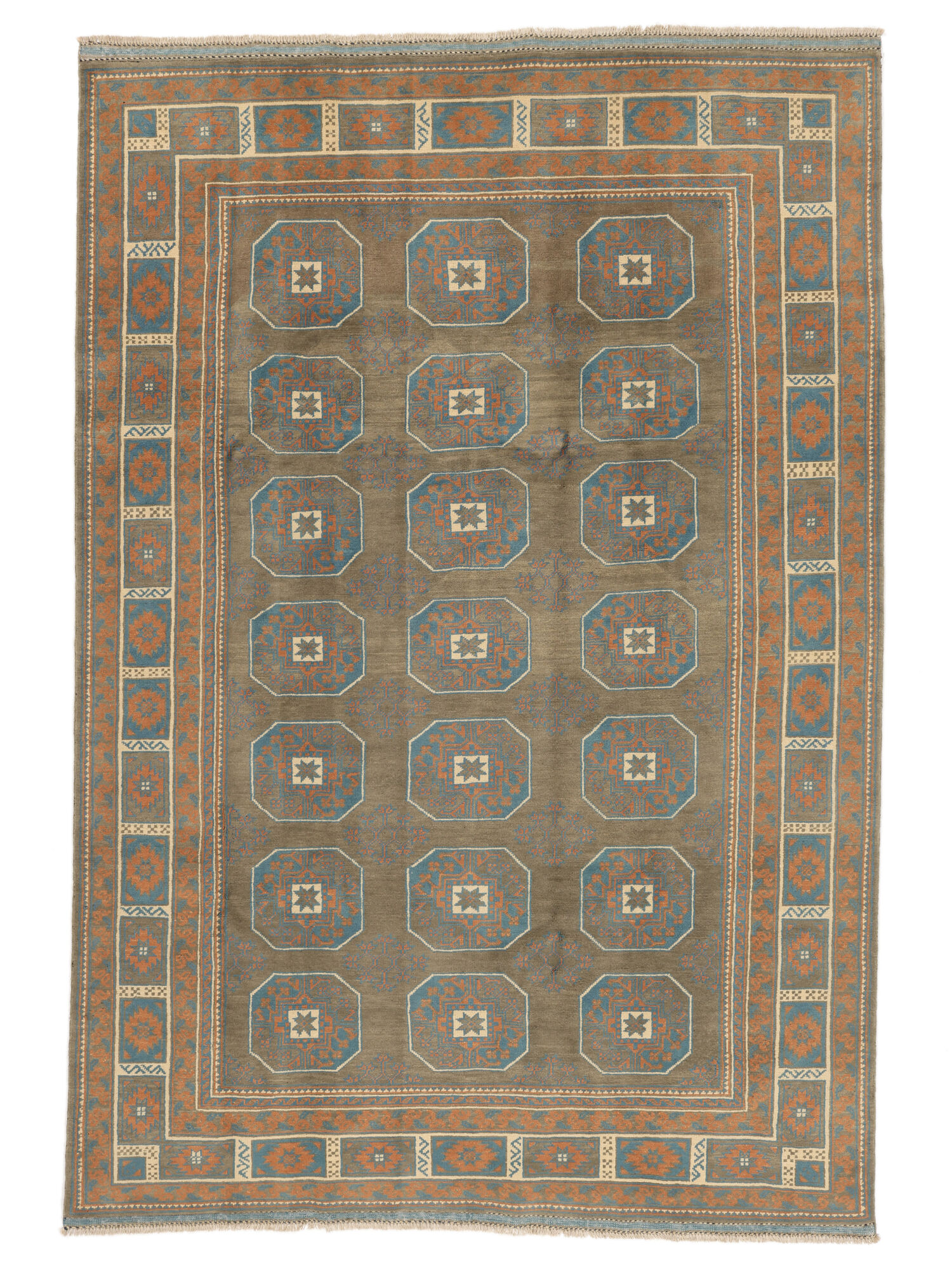 
    Afghan Fine Colour - Brown - 196 x 286 cm
  