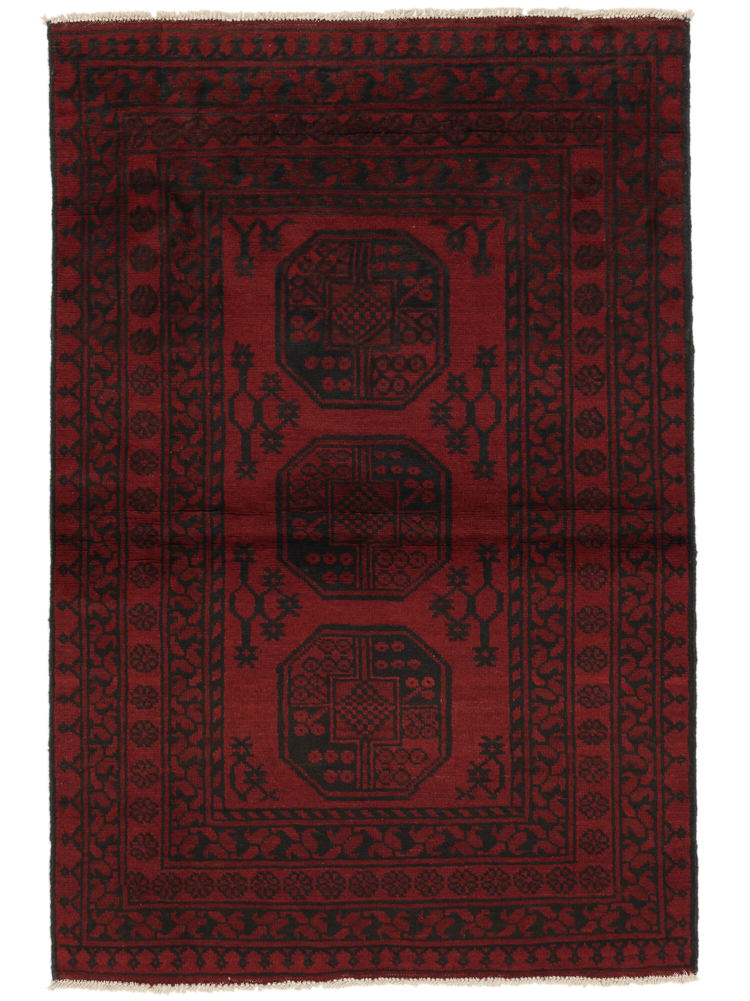 
    Afghan Fine - Black - 95 x 141 cm
  