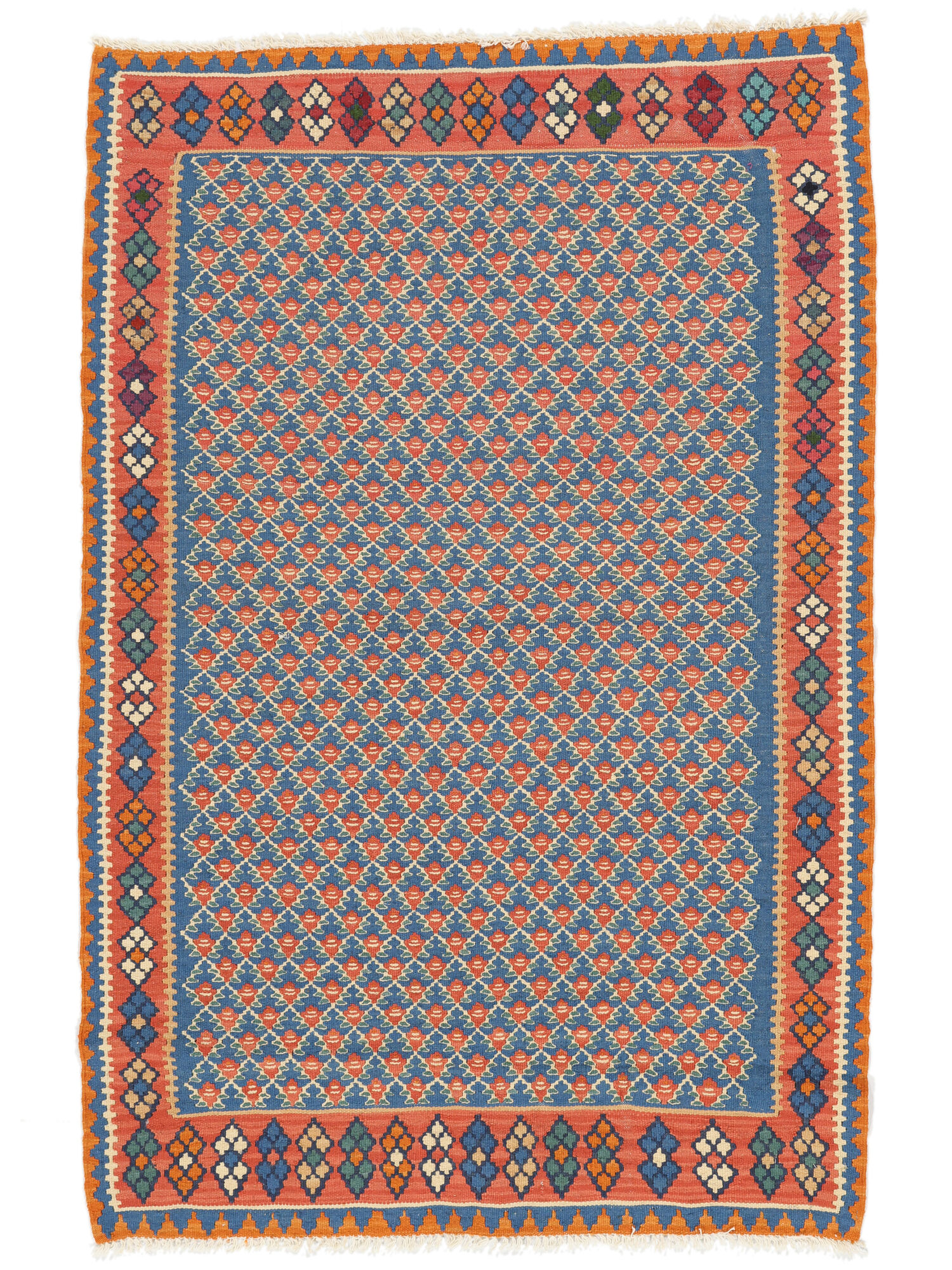 Kelim Senneh Fine Teppich 104×158