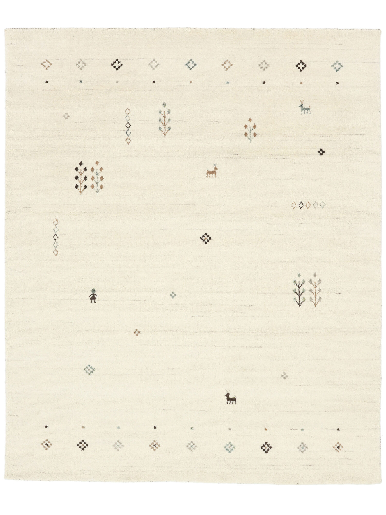 Gabbeh Giza Matta - Off white 250x350