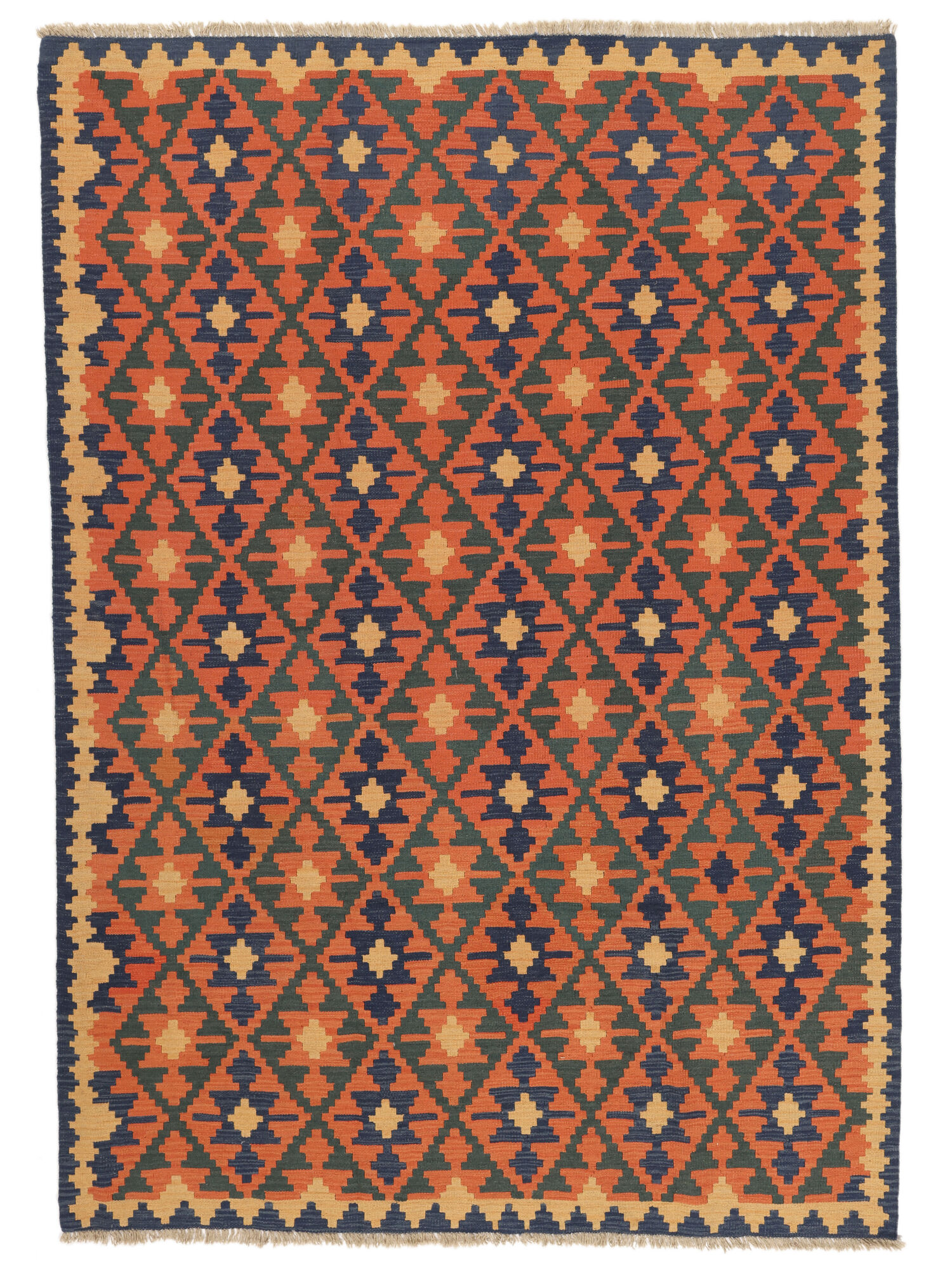 Kelim Ghashghai Teppich 207×292