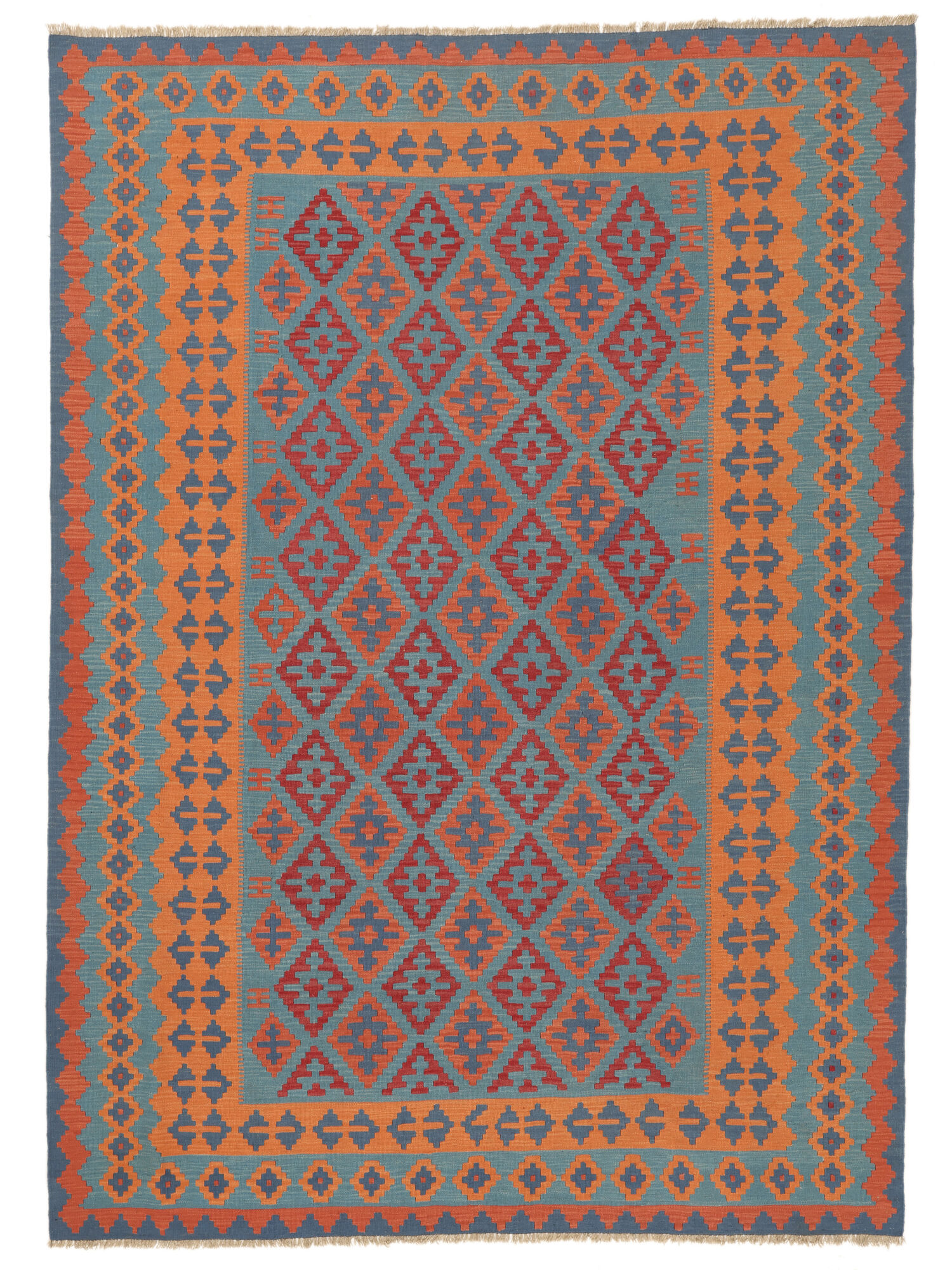 
    Kilim Qashqai - Dark red - 253 x 353 cm
  