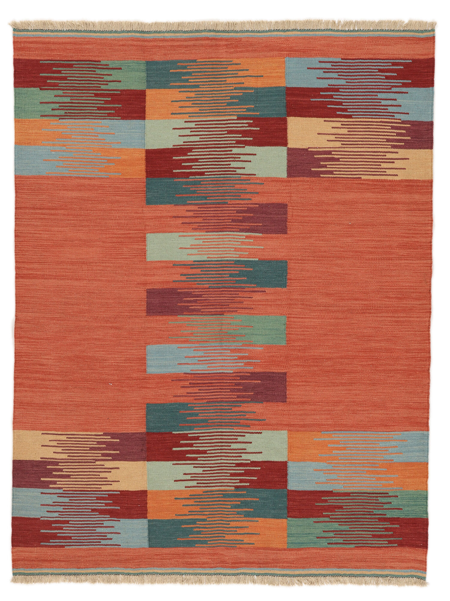 Kelim Afshar Teppich 152×199