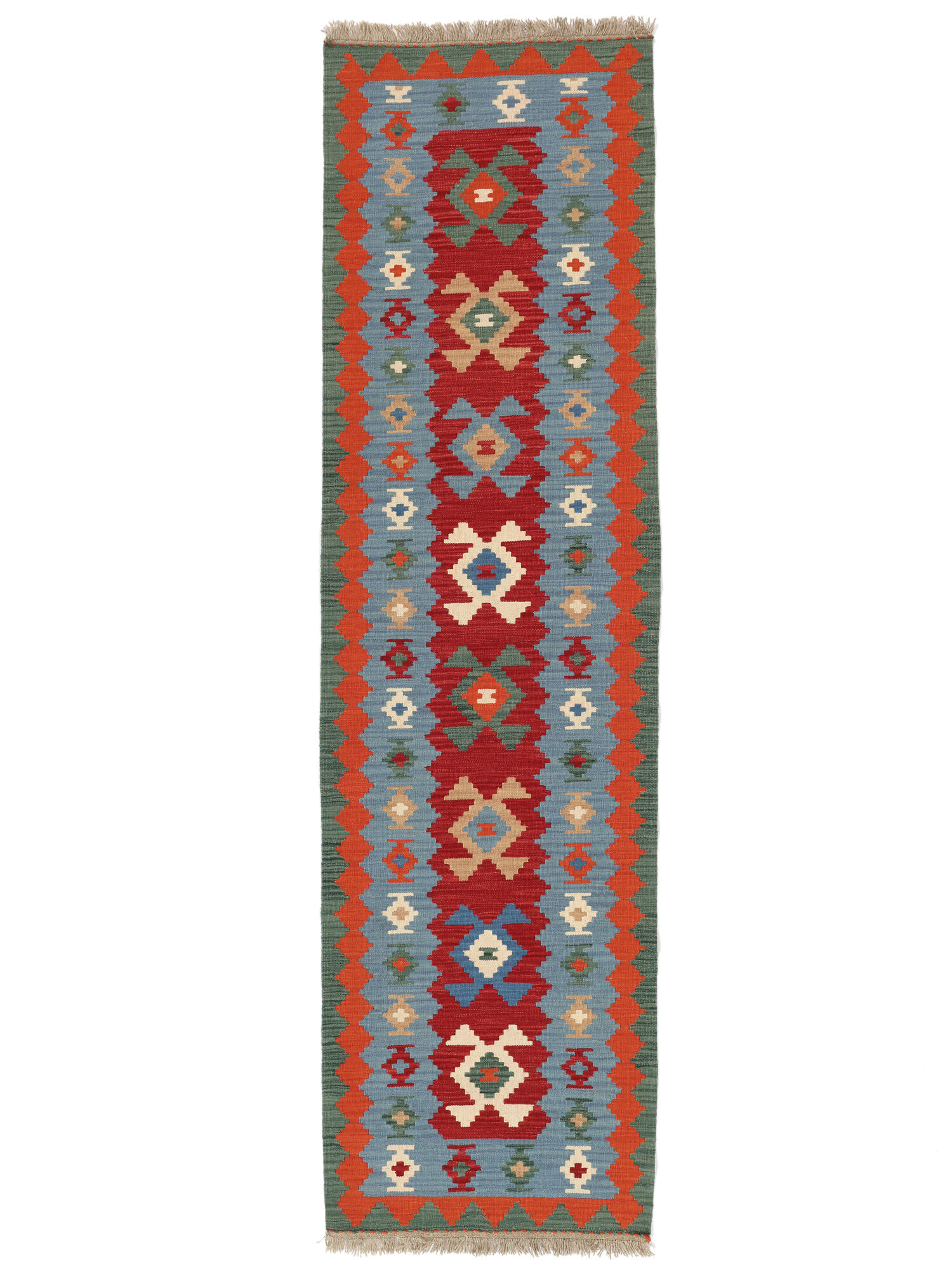 
    Kilim Qashqai - Dark red - 83 x 298 cm
  