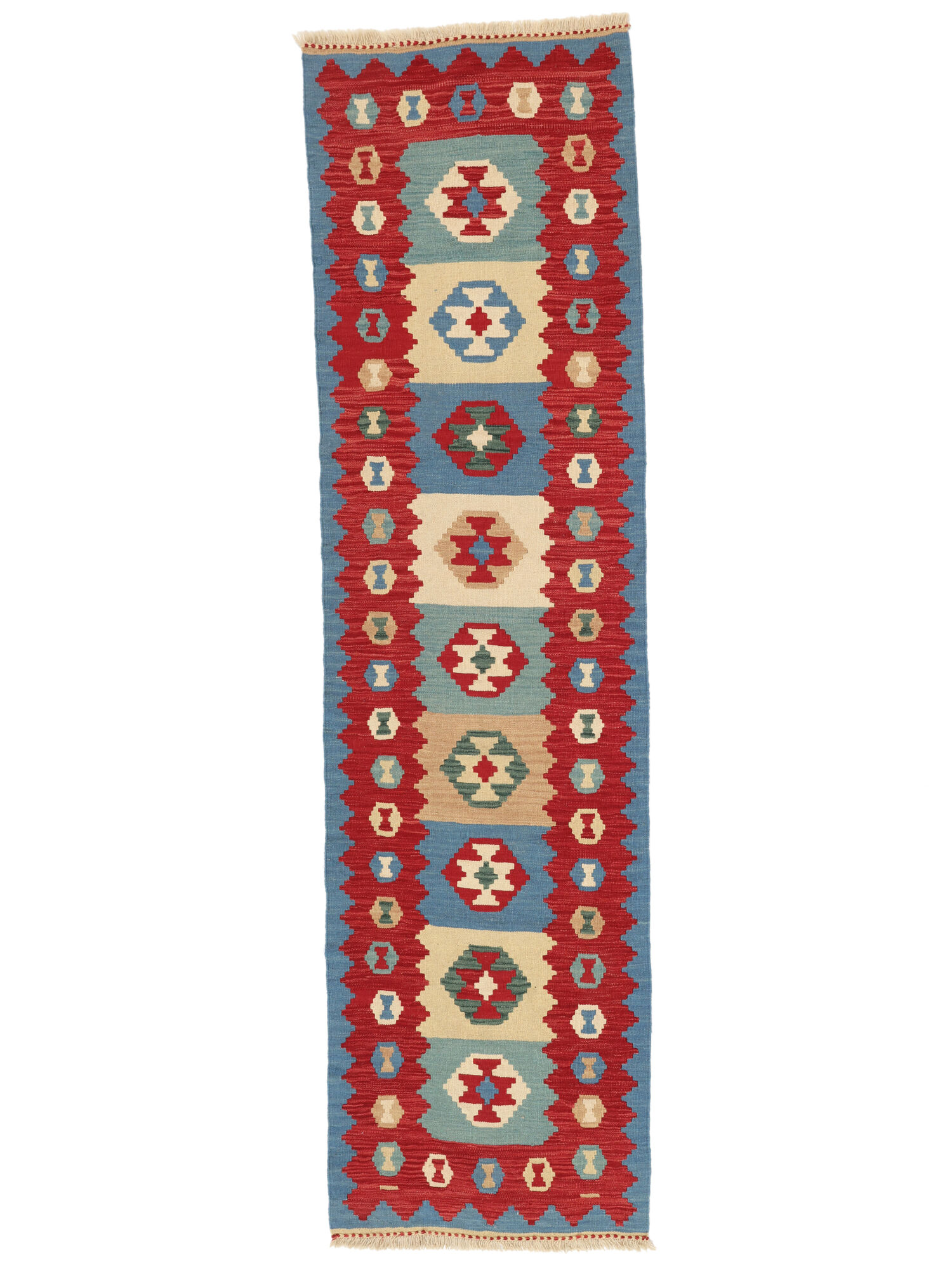 
    Kilim Qashqai - Dark red - 81 x 294 cm
  