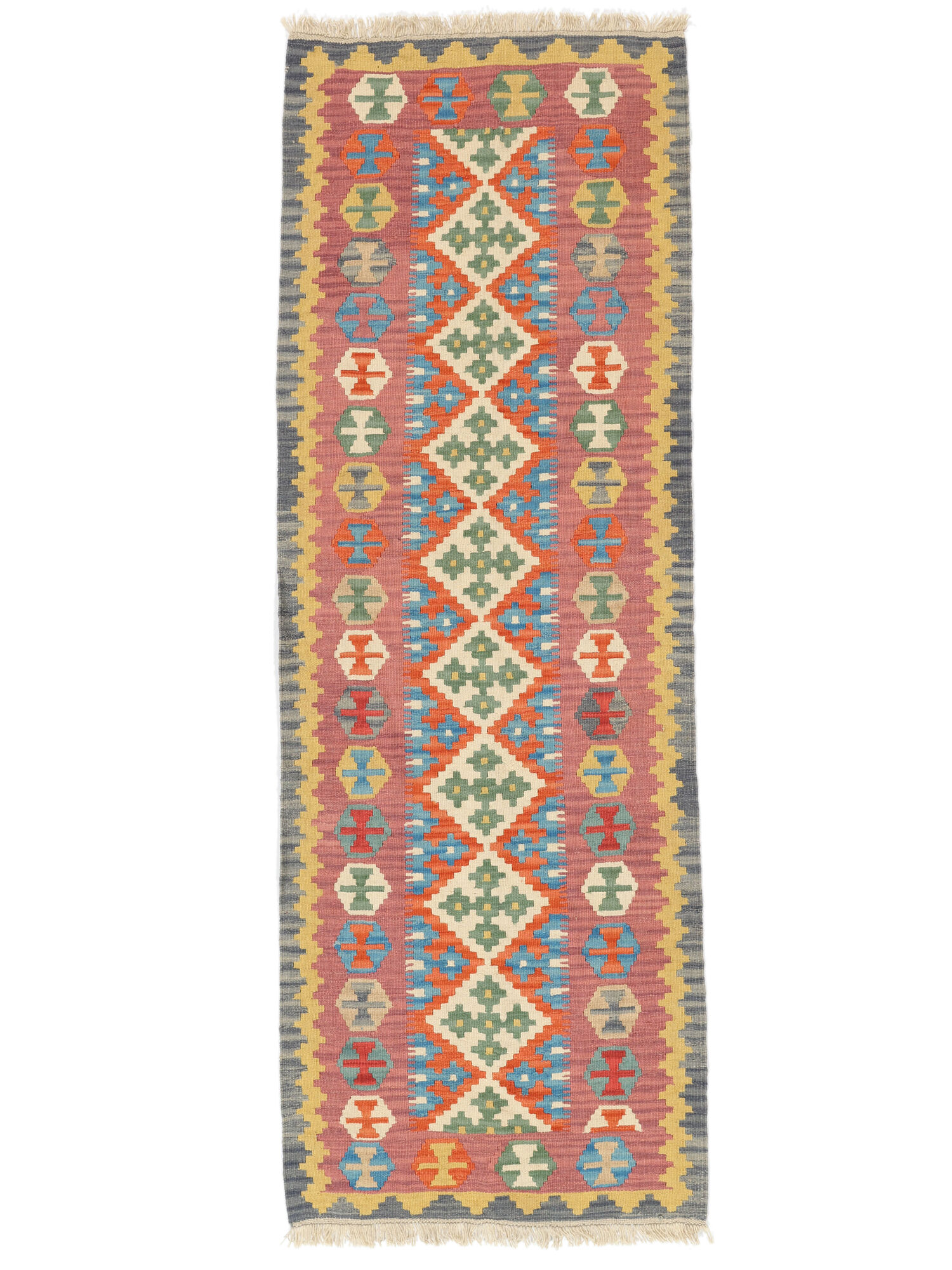 
    Kilim Qashqai - Red - 87 x 252 cm
  
