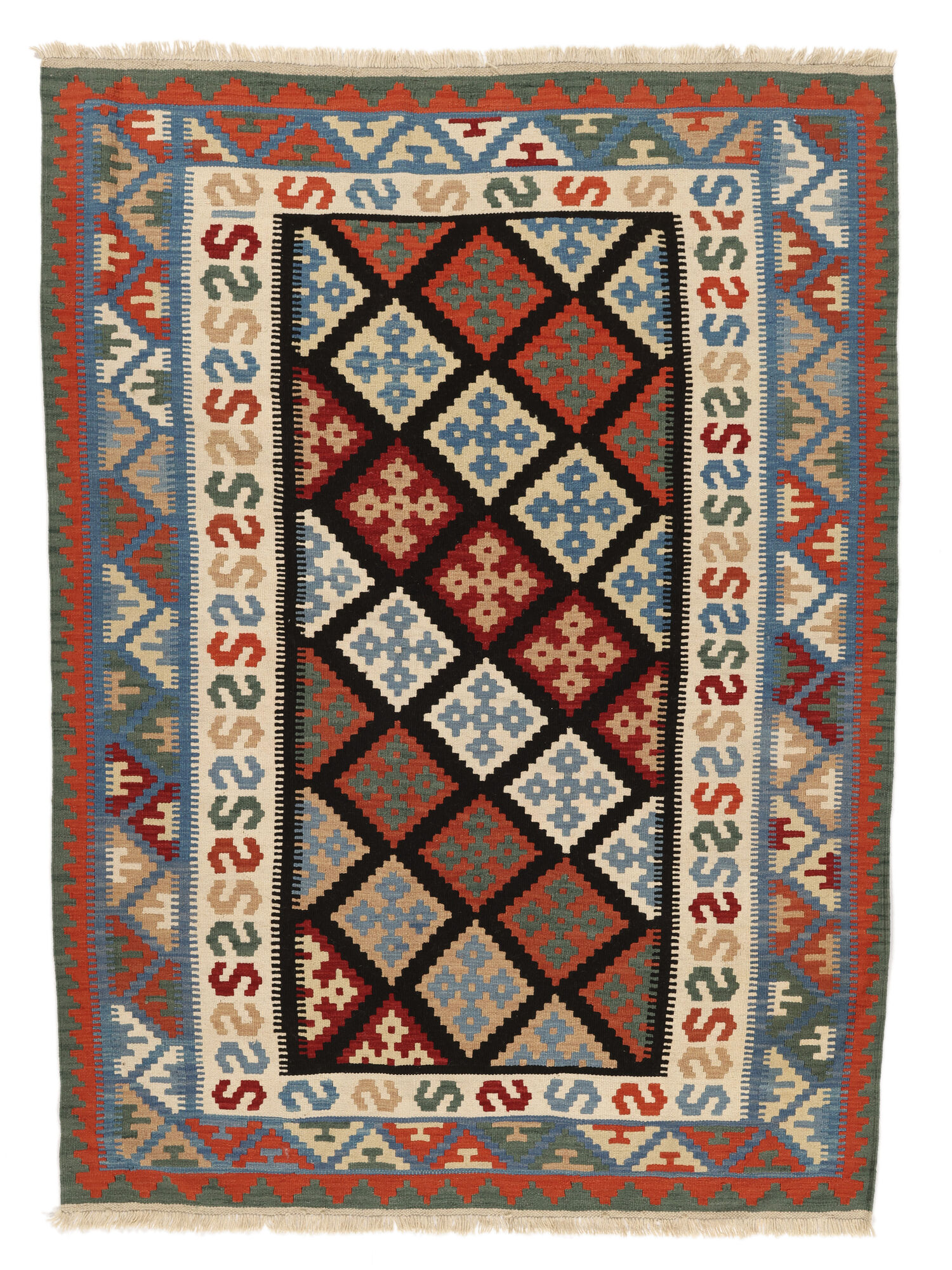 Kelim Ghashghai Teppich 173×238