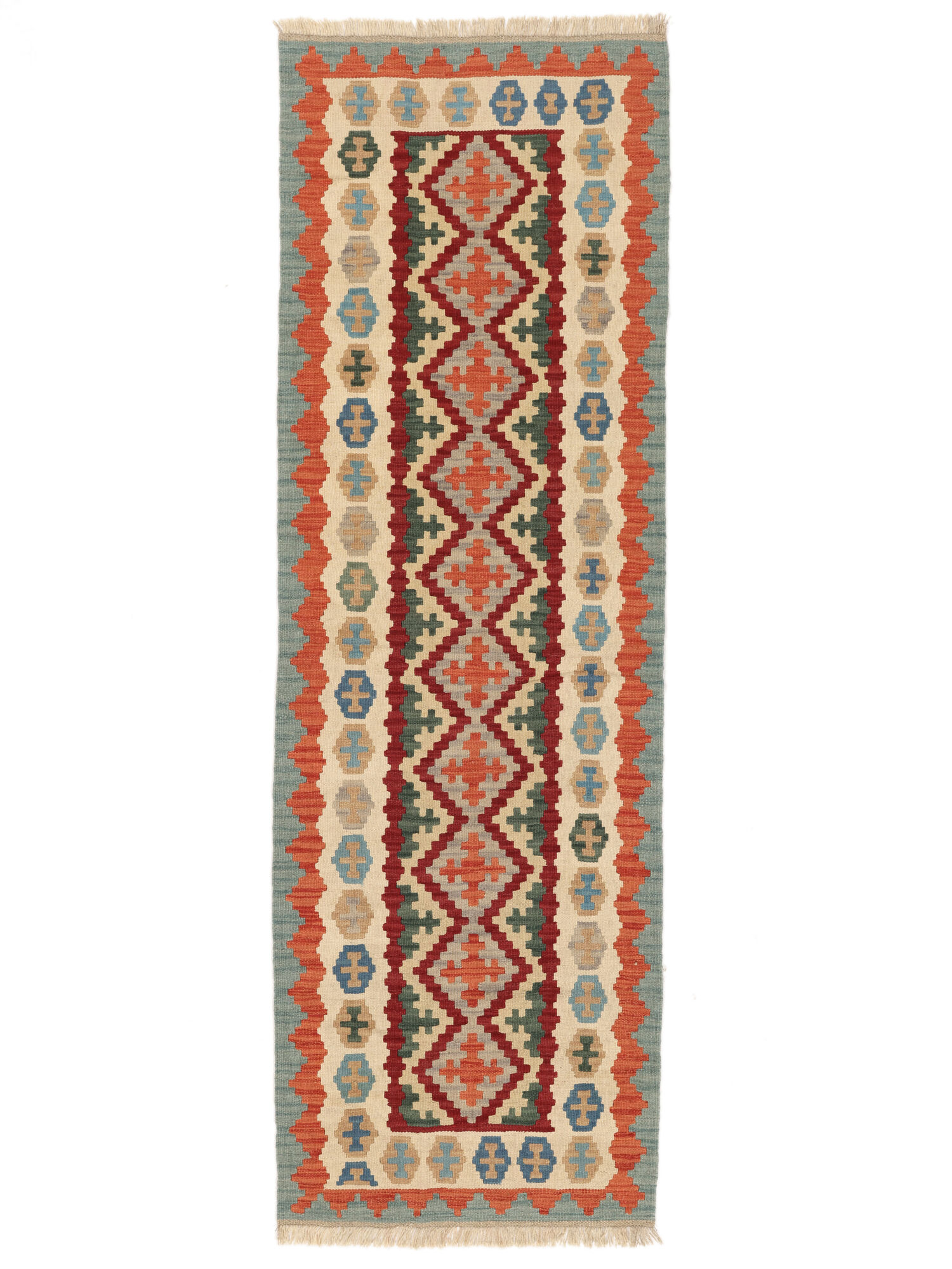 
    Kilim Qashqai - Brown - 84 x 256 cm
  