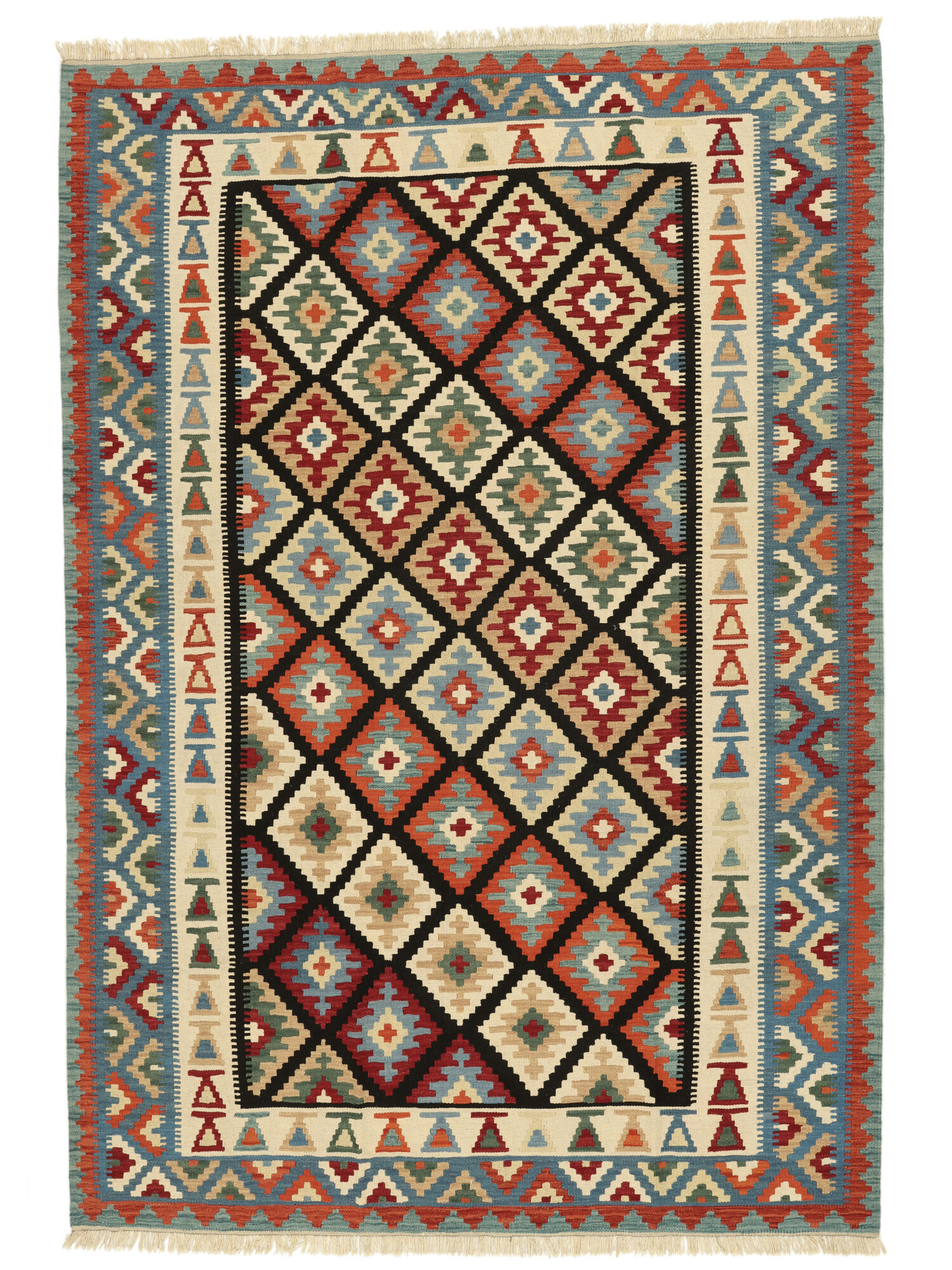 
    Kilim Qashqai - Brown - 205 x 295 cm
  