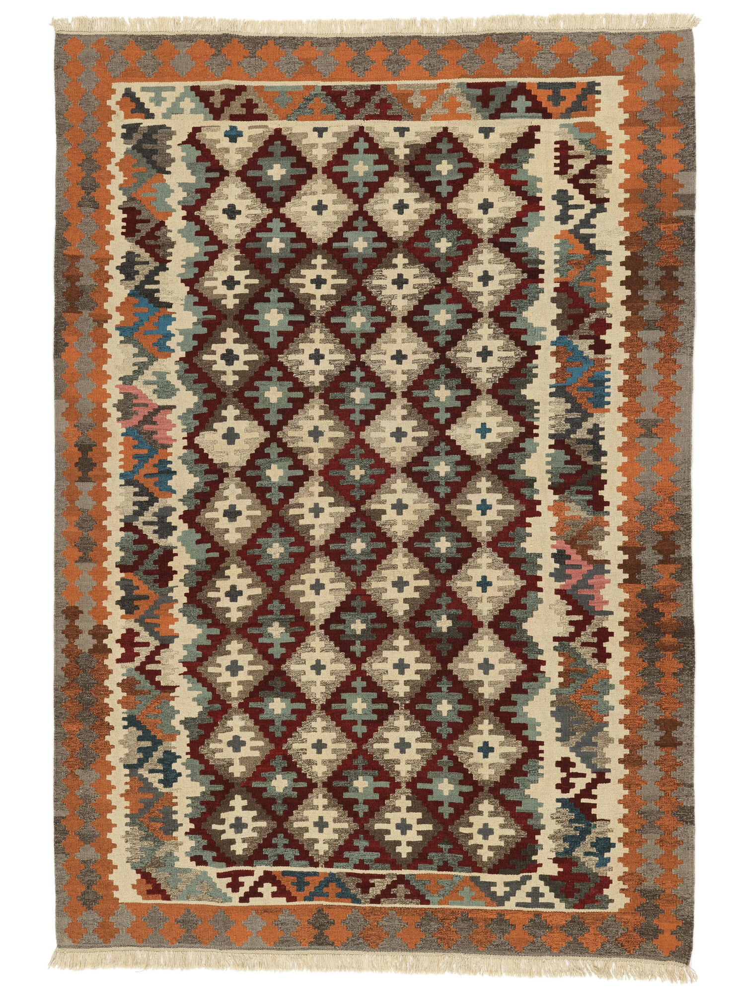 
    Kilim Qashqai - Brown - 201 x 291 cm
  
