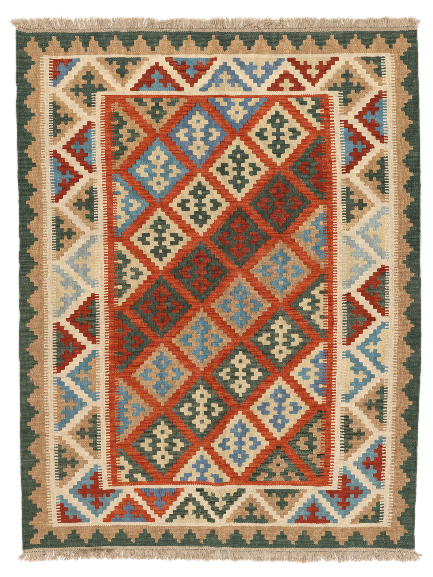 Kelim Ghashghai Teppich 152×197