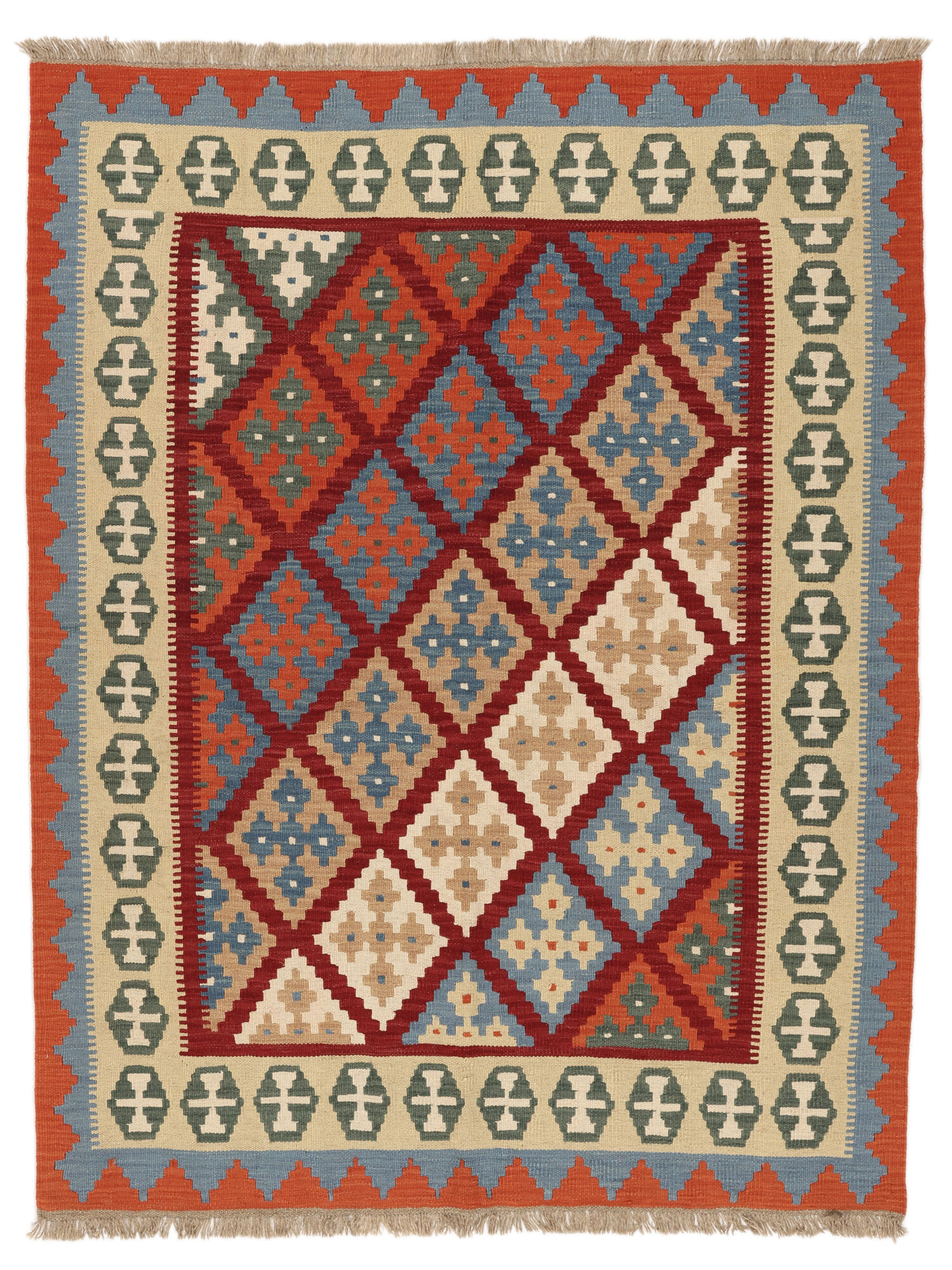 Kelim Ghashghai Teppich 153×195