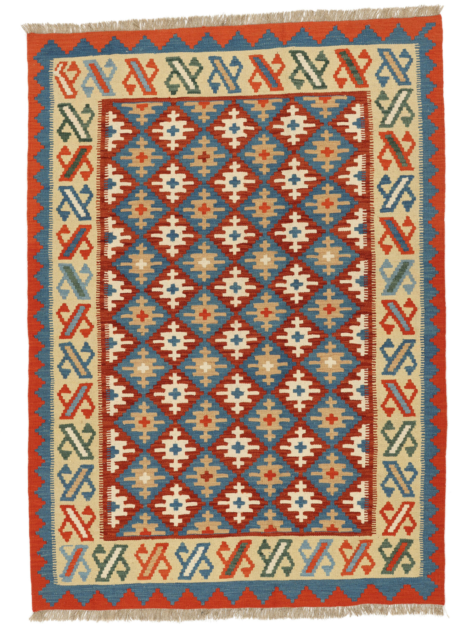 
    Kilim Qashqai - Dark red - 174 x 245 cm
  
