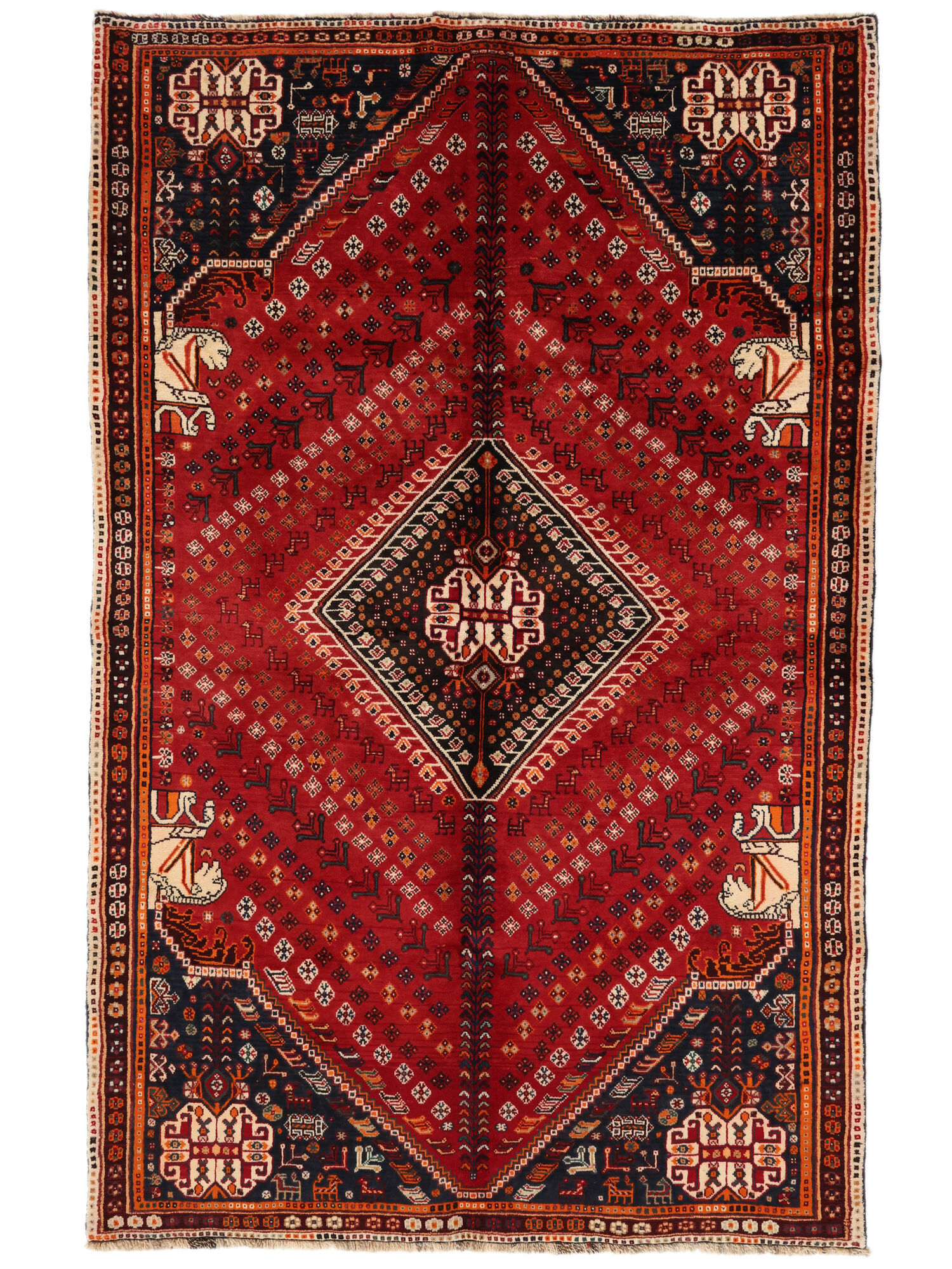 
    Qashqai Fine - Dark red - 155 x 243 cm
  