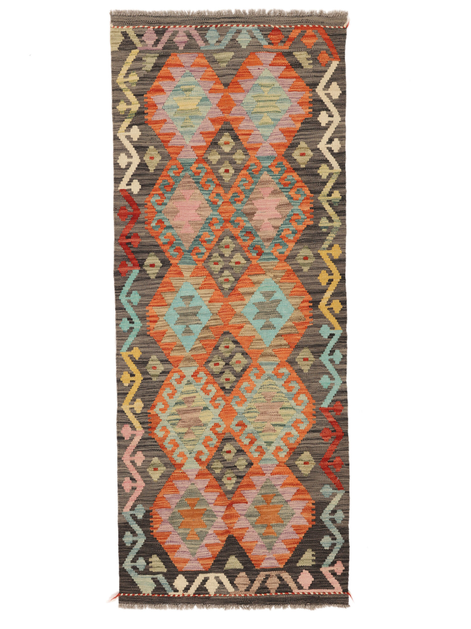 
    Kilim Afghan Old style - Brown - 77 x 196 cm
  