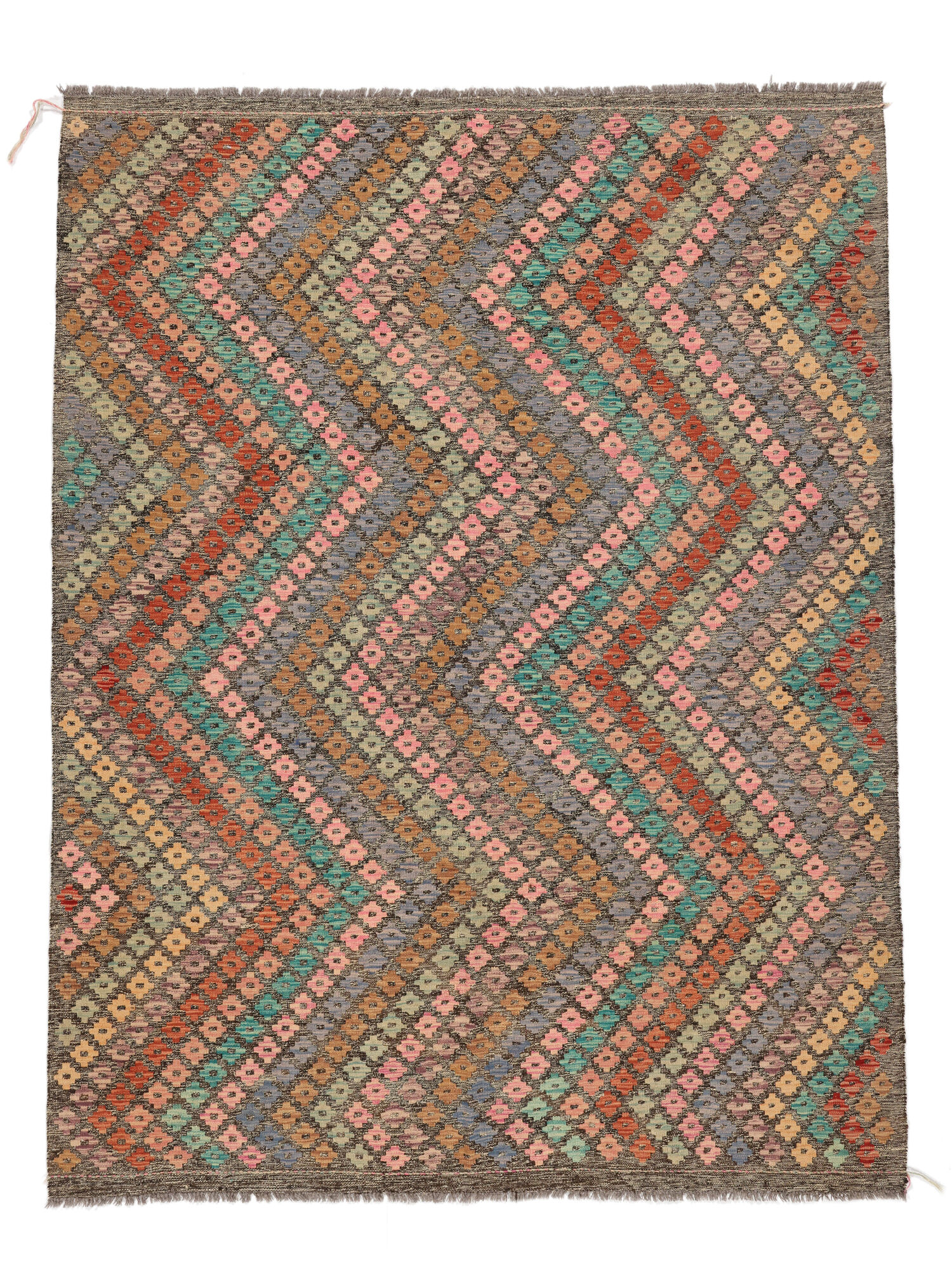 
    Kilim Afghan Old style - Brown - 186 x 235 cm
  